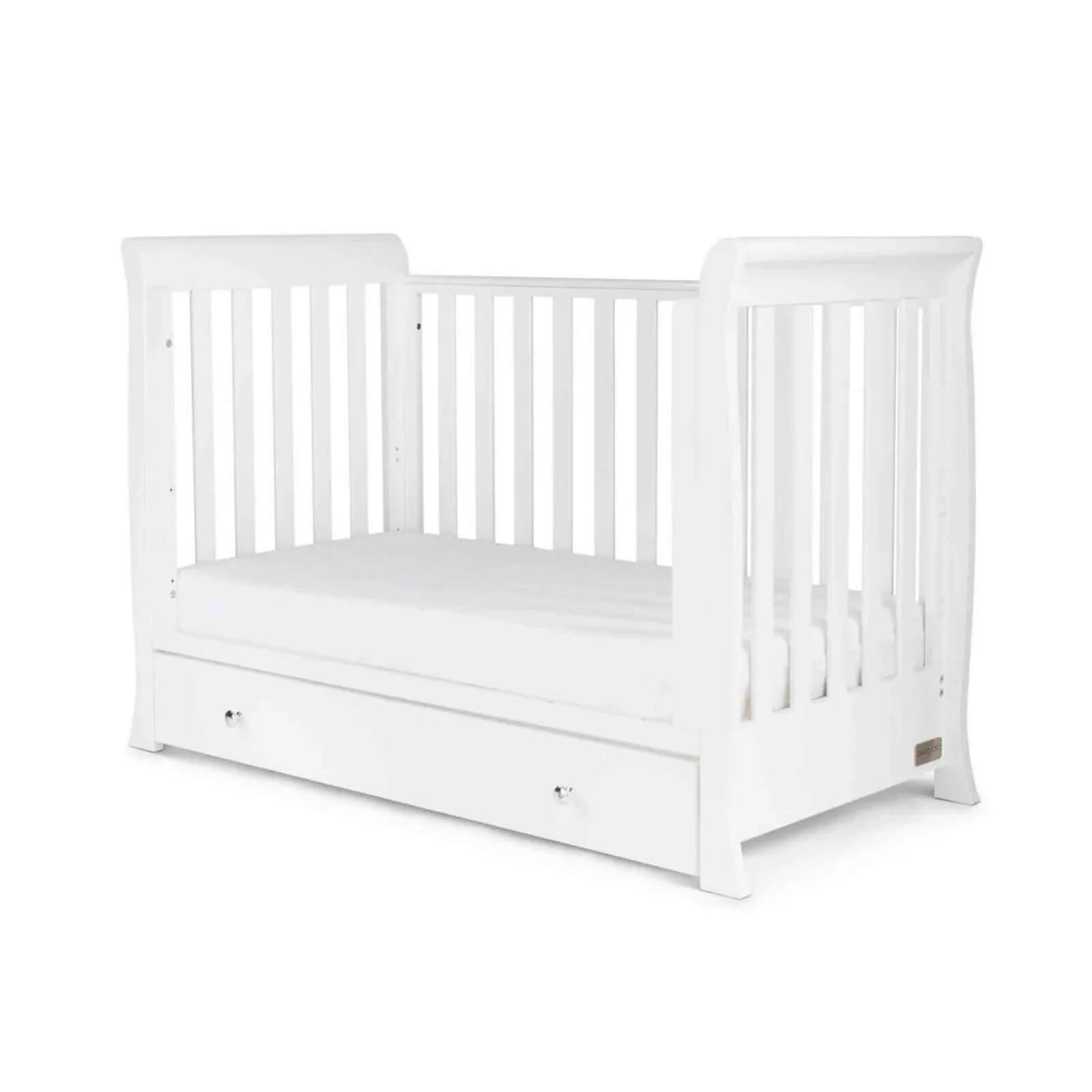 Ickle Bubba Snowdon Mini Cot Bed White - Premium Pocket Sprung Mattress - ebebek - Black Friday