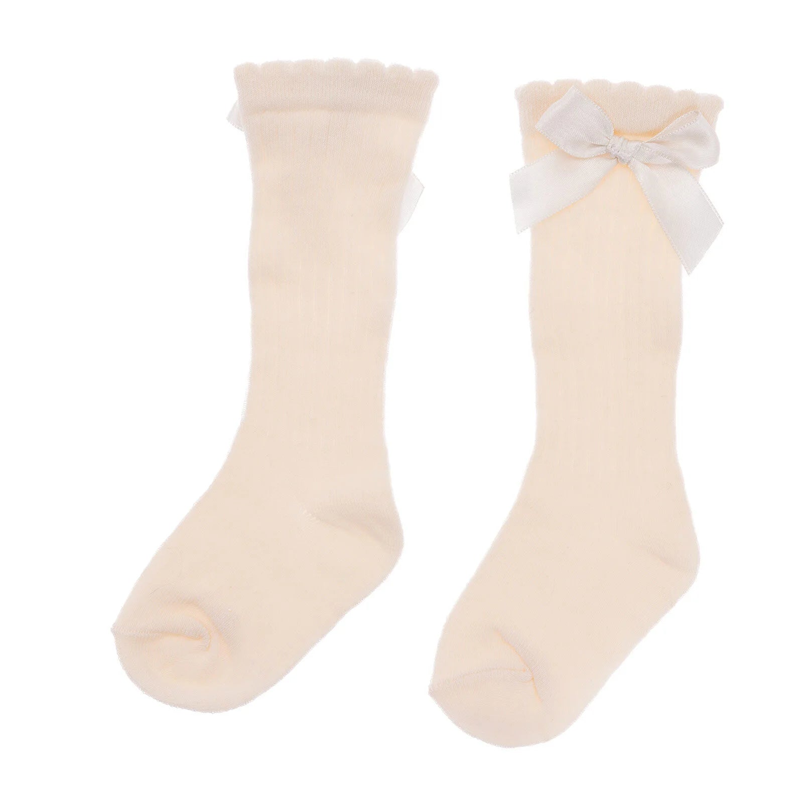 HelloBaby Girl Knee Socks - Ecru - ebebek - Black Friday
