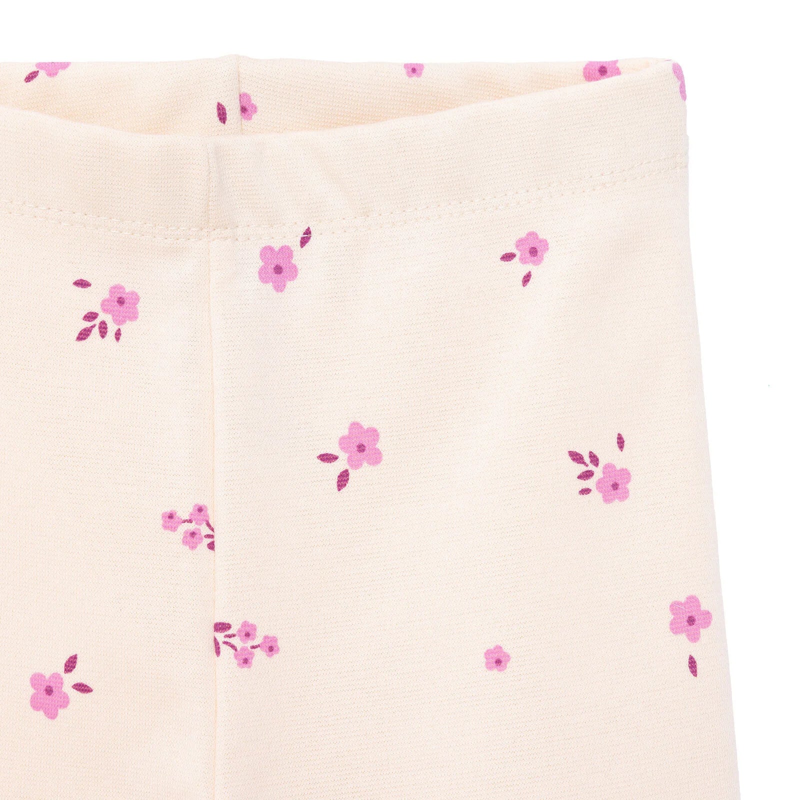 HelloBaby Basic Flower Patterns Leggings - Ecru - ebebek - Black Friday