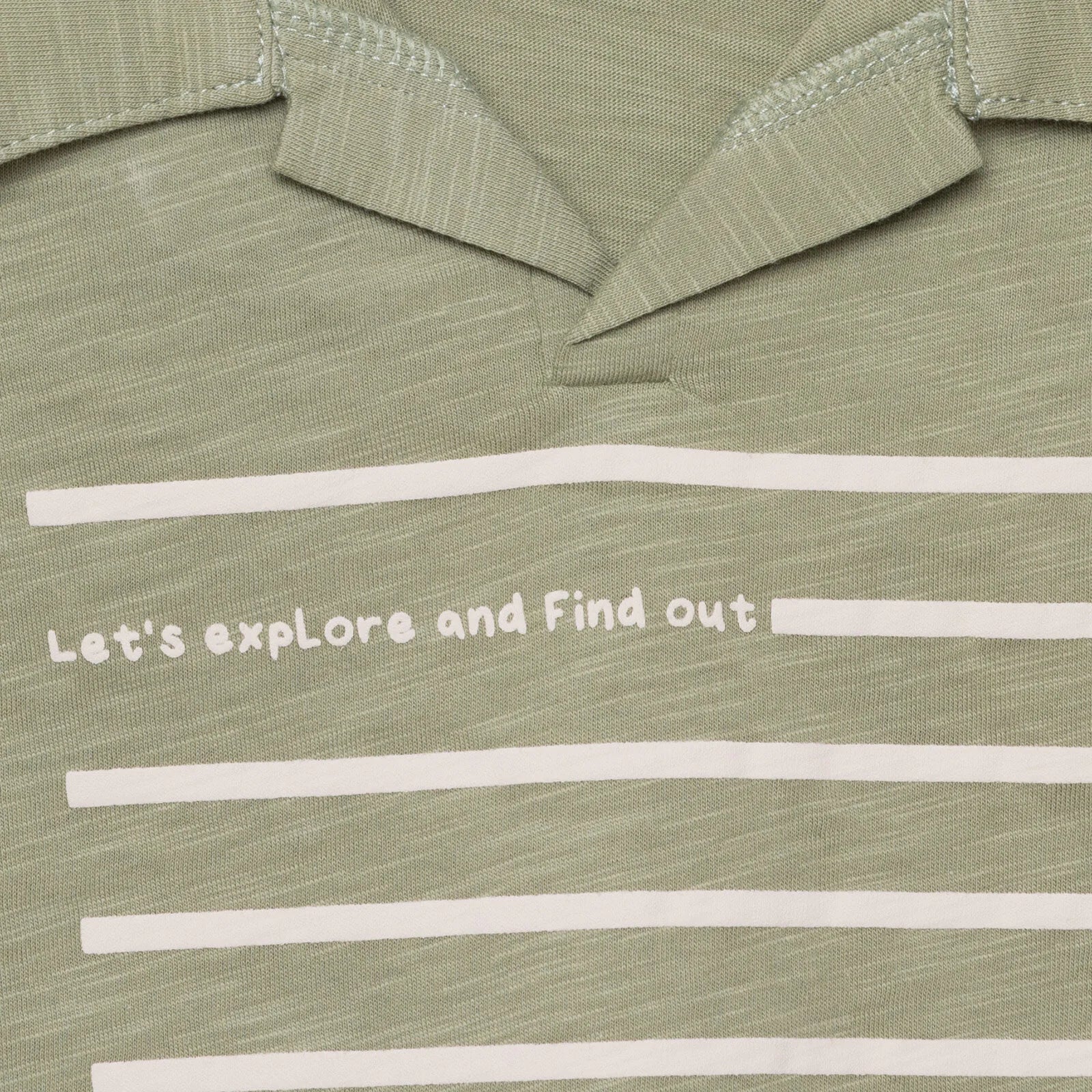 Bebetto Good Adventure Boy Tshirt - Short - Khaki - ebebek - Black Friday