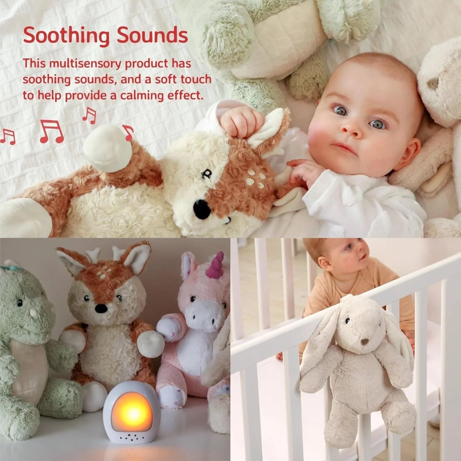 Cloud.b LoveLight Billy Bunny Nightlight & Sound Soother - ebebek - Black Friday