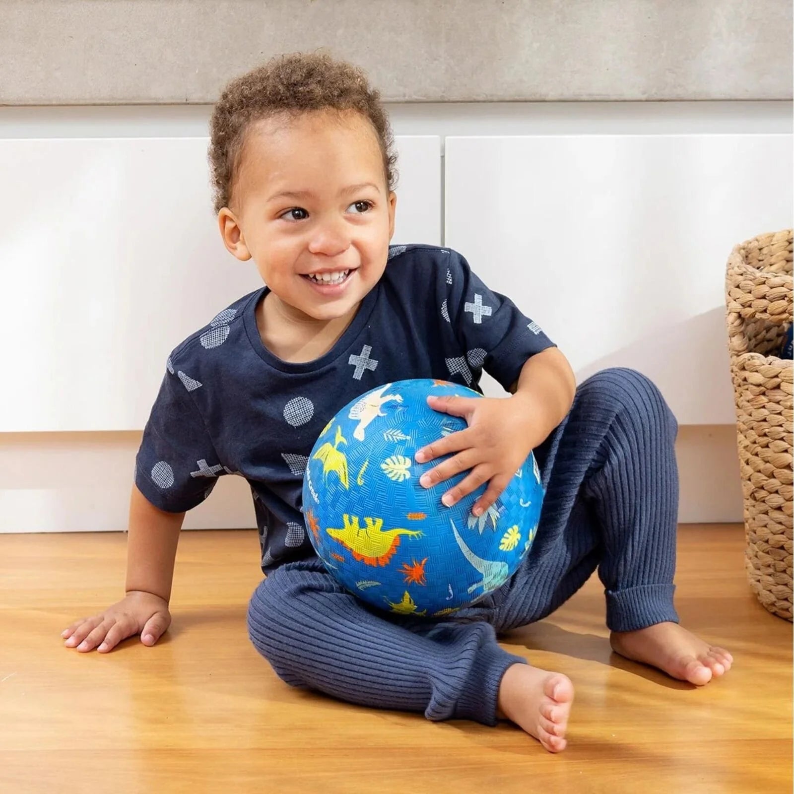 Wheely Bug Crocodile Creek 5" Playball - Dinosaur Blue - ebebek - Black Friday