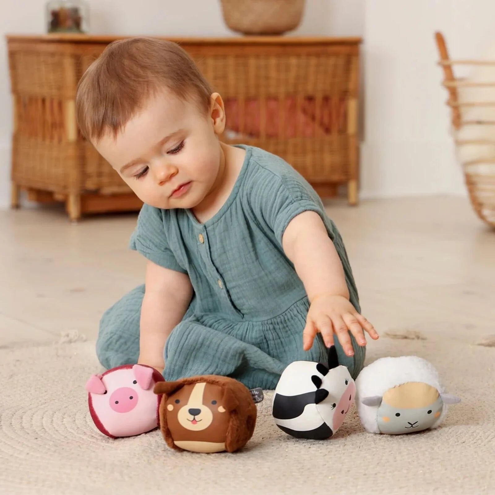 Little Big Friends Dooballs Farm Set 4 pcs - ebebek - Black Friday
