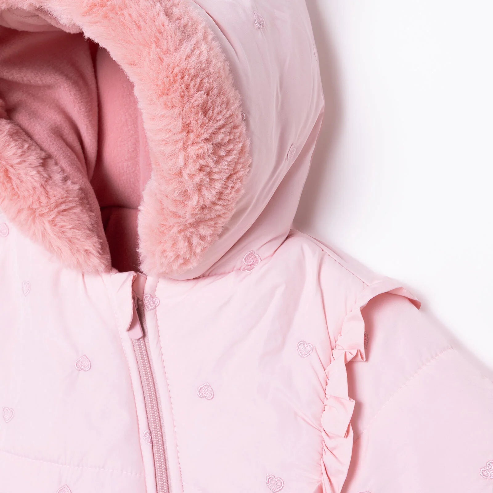 Midimod Girl Snowsuit - Light Pink - ebebek - Black Friday