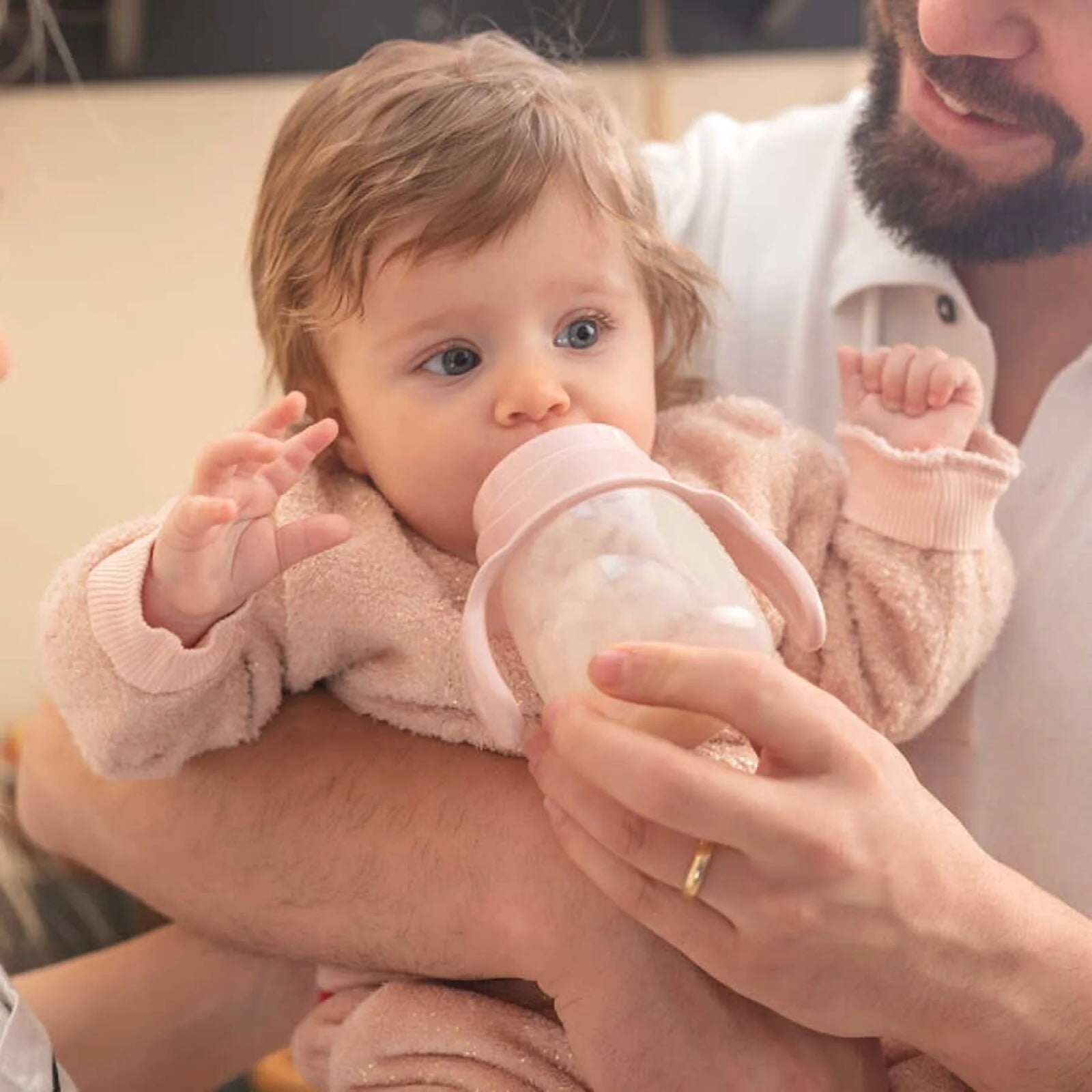 Mamajoo Training Cup with Handles 6+ months 160ml - Powder Pink - ebebek - Black Friday