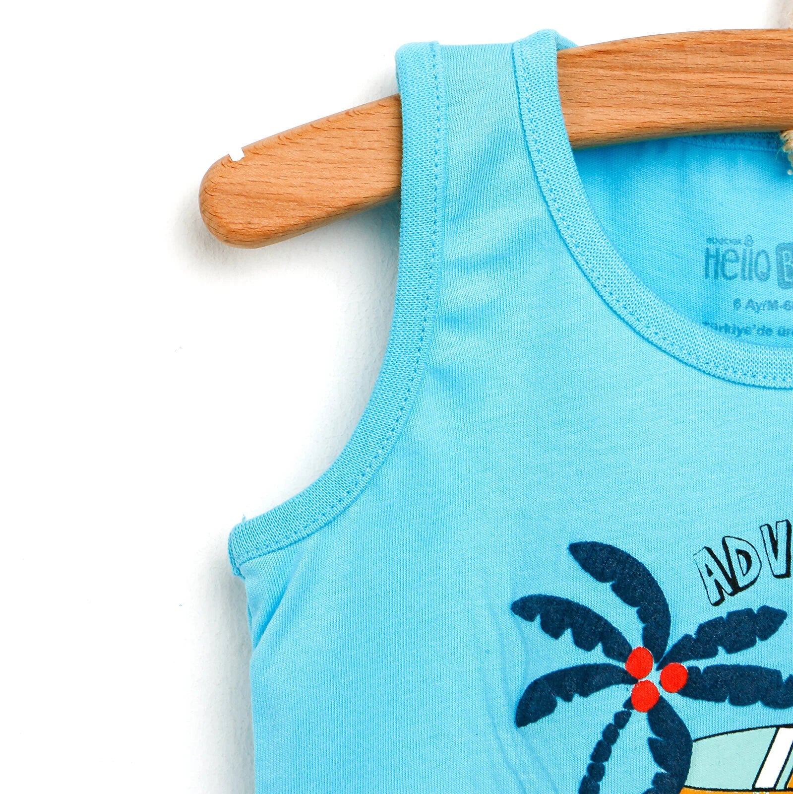 HelloBaby Basic Baby Boy Tank Top - Turquois - ebebek - Black Friday