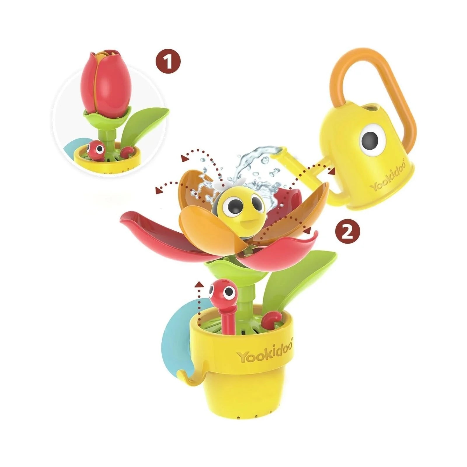 Yookidoo Pour 'N' Grow Pop - Up Garden Bath Toy - ebebek - Black Friday