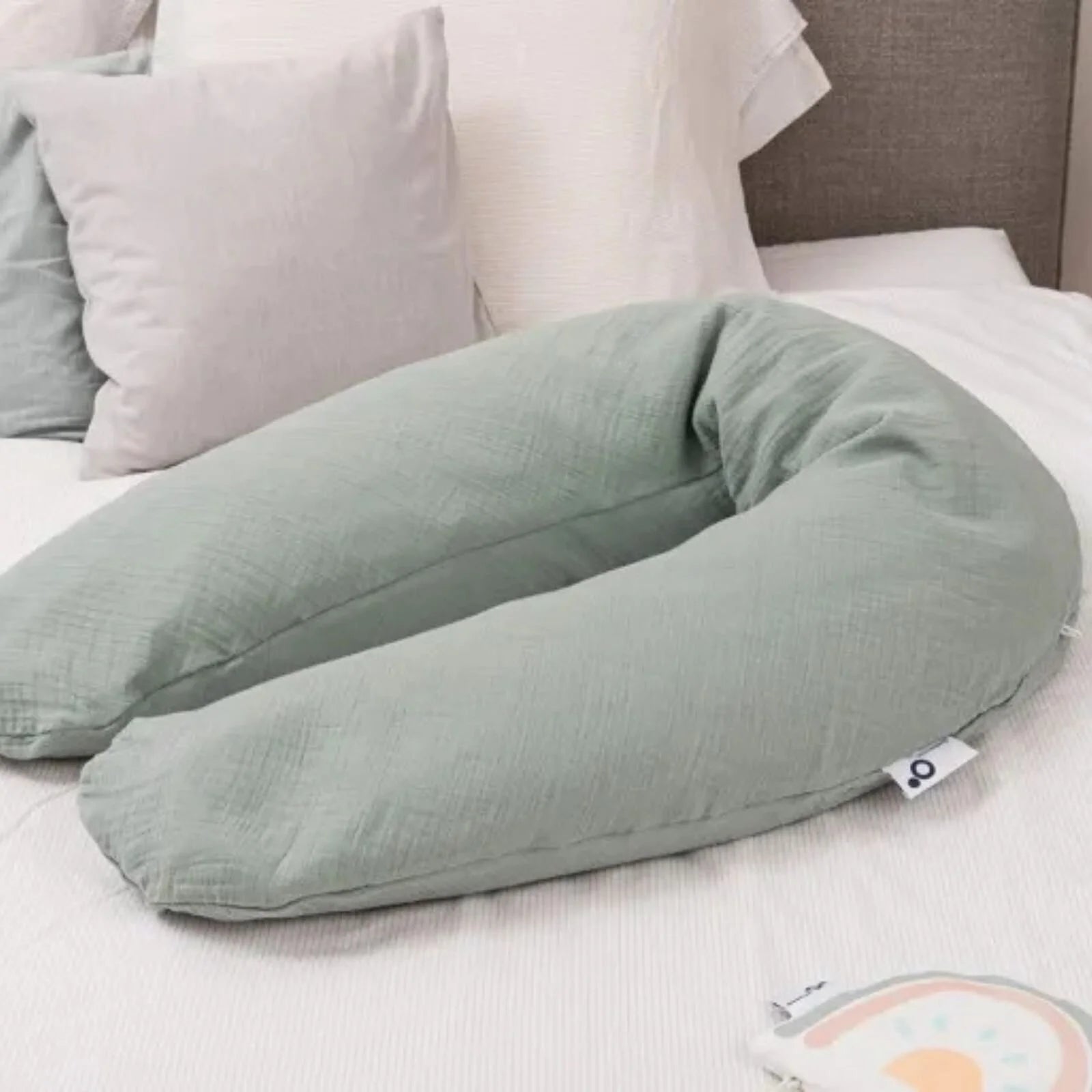 Doomoo Comfy Big Muslin Maternity Pillow - Green - ebebek - Black Friday