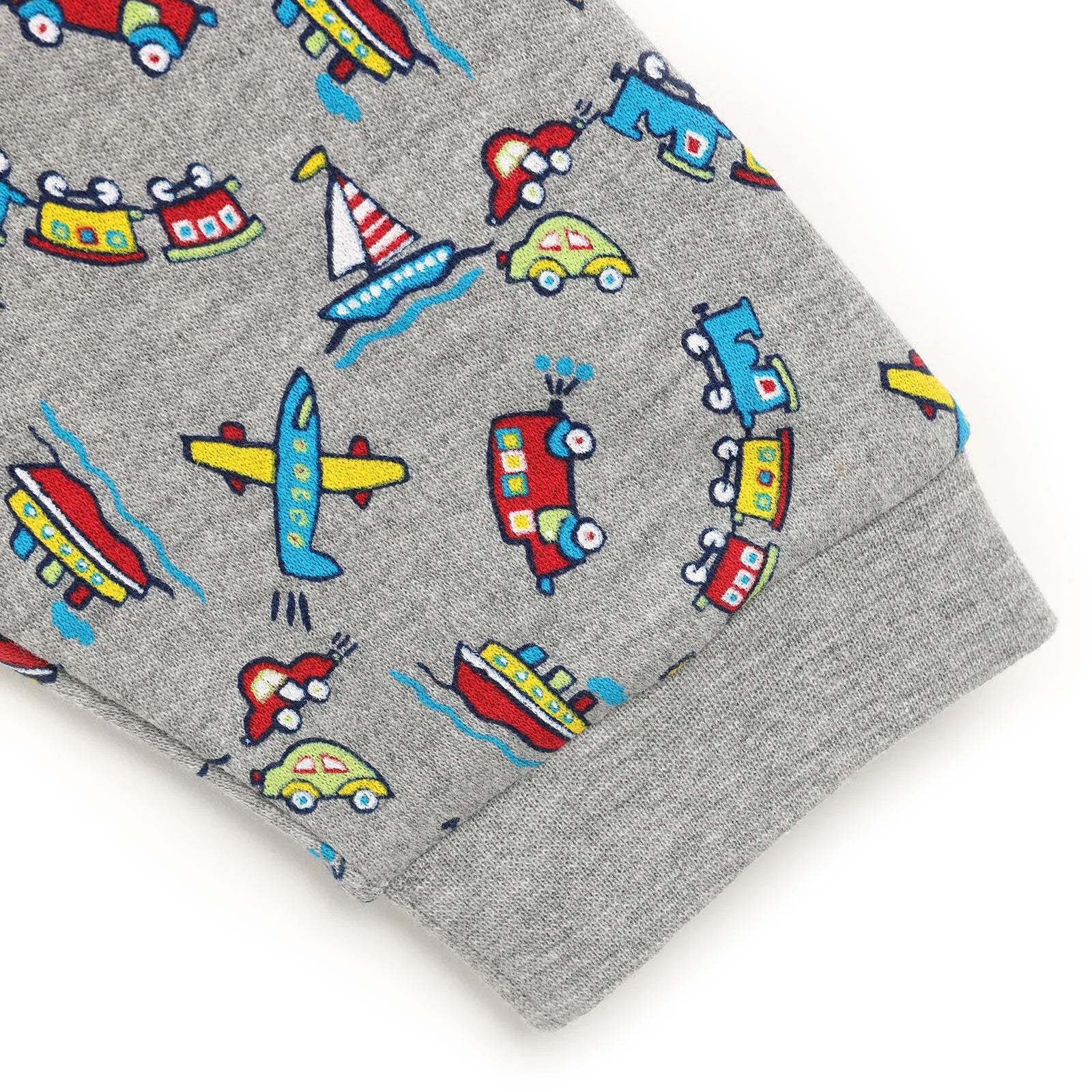 HelloBaby Basic Baby Boy Pyjamas - Grey Melange - ebebek - Black Friday