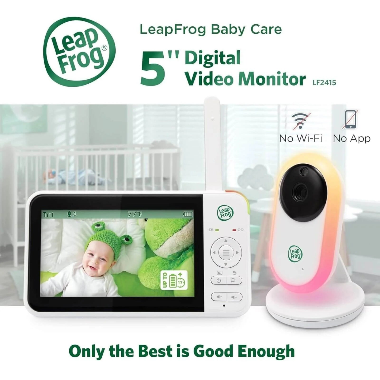 LeapFrog 5" Night Light Video Monitor - ebebek - Black Friday