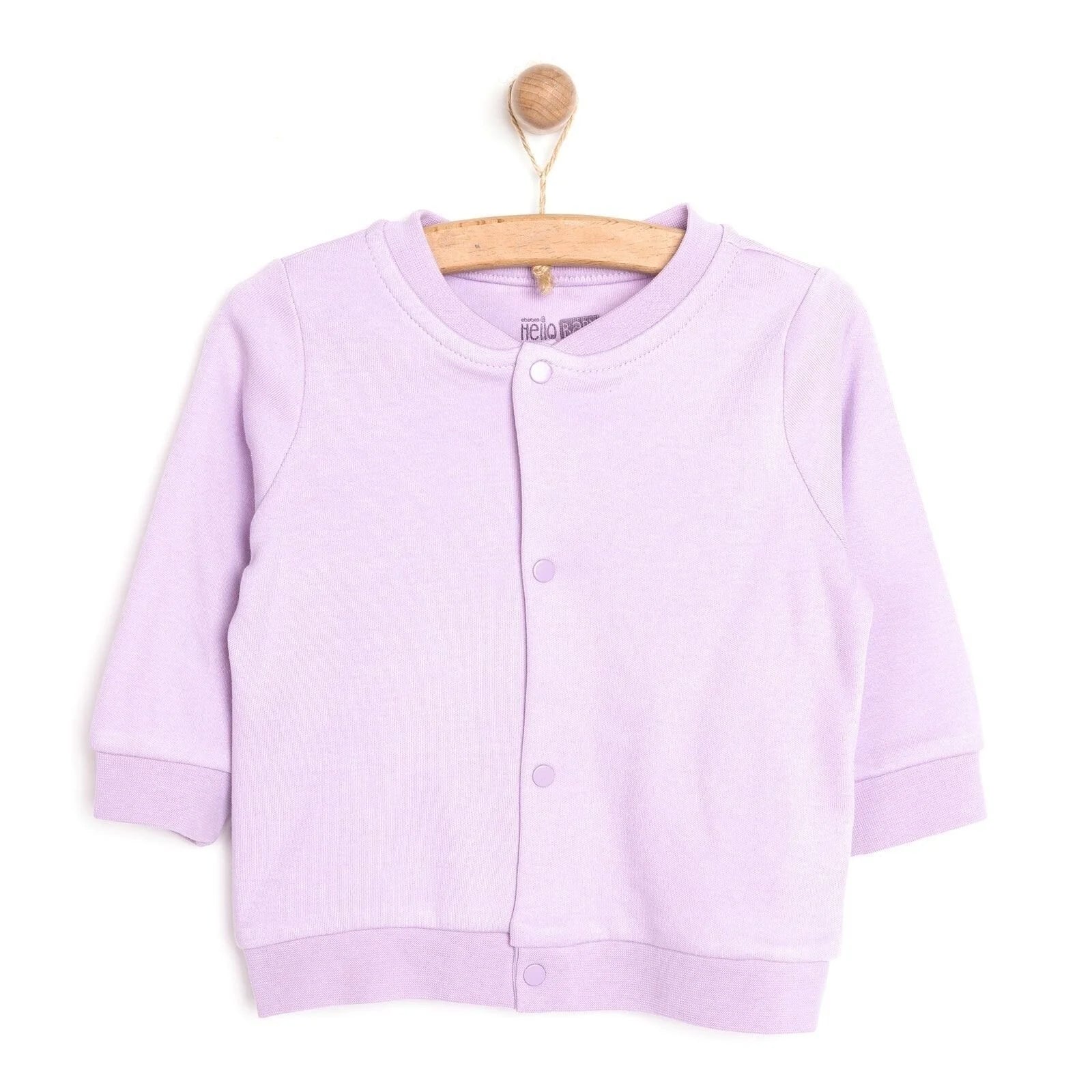 HelloBaby Basic Rib Cardigan - Purple - ebebek - Black Friday