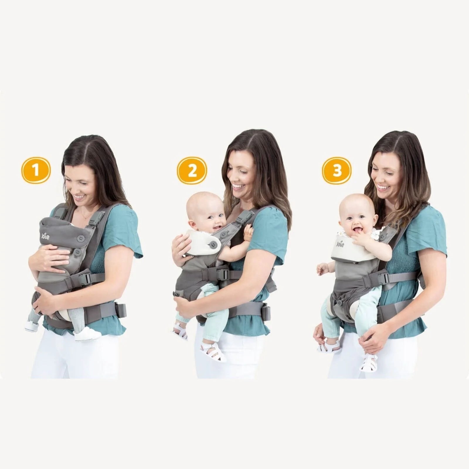 Joie Savvy Lite 3 - in - 1 Baby Carrier - Cobblestone - ebebek - Black Friday