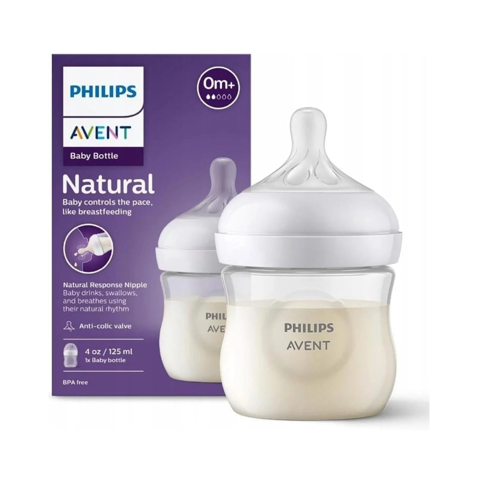Philips Avent Natural Response PP Bottle 0+ months 125ml - ebebek - Black Friday