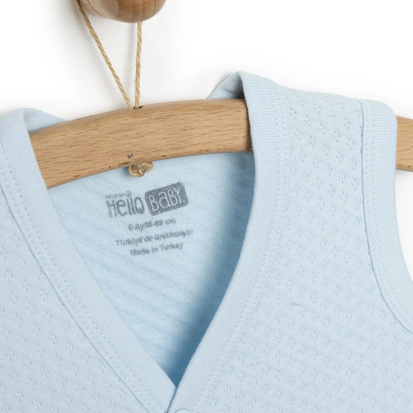 HelloBaby Quilted Vest - Light Blue - ebebek - Black Friday