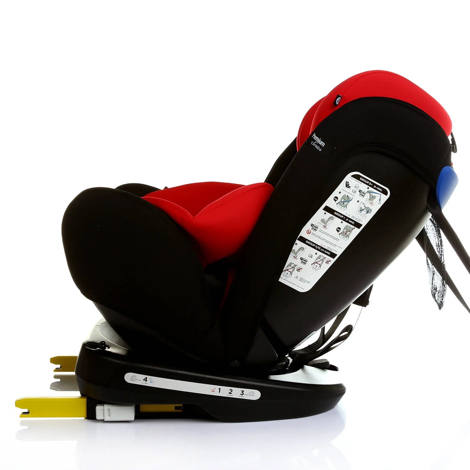 baby plus Orbitfix Group 0+/1/2/3 (Birt to 12 Years) Car Seat - Black Red - ebebek - Black Friday