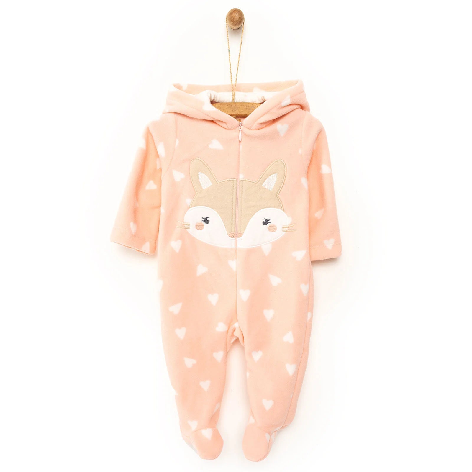 HelloBaby Newborn Baby Girl Deer Jumpsuit - Pink - ebebek - Black Friday