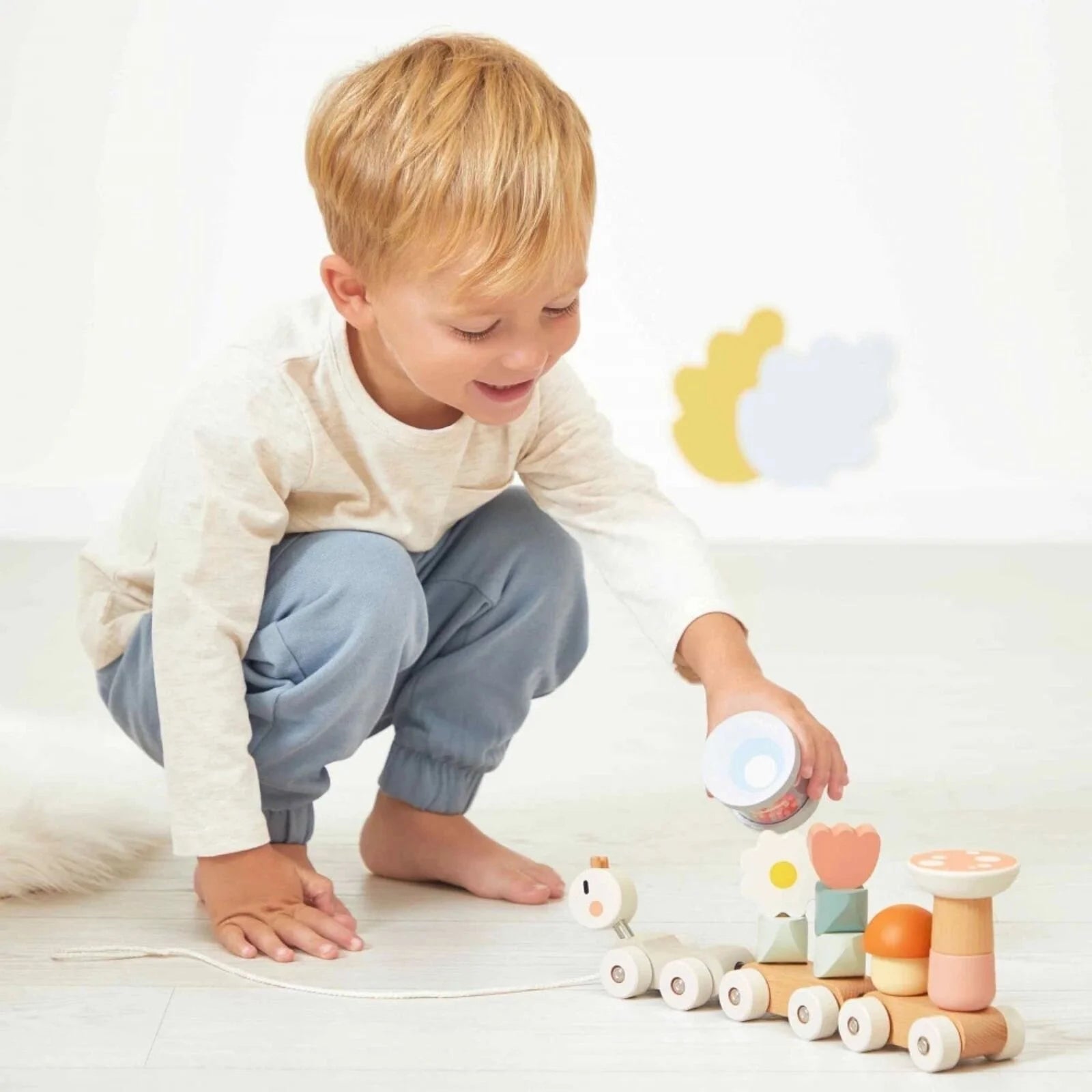 Janod Sweet Cocoon Snail Train - ebebek - Black Friday