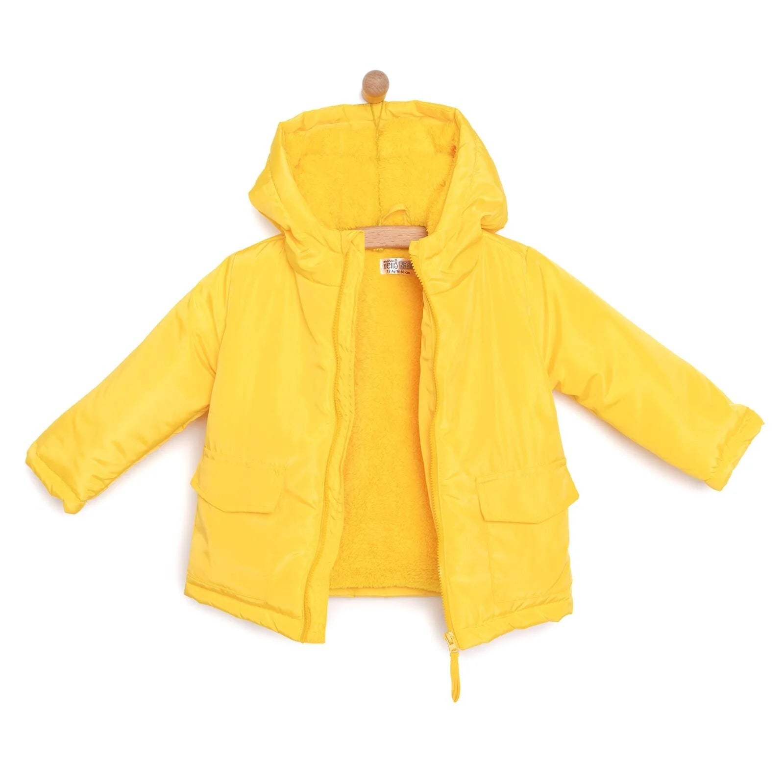HelloBaby Hooded Coat - Yellow - ebebek - Black Friday