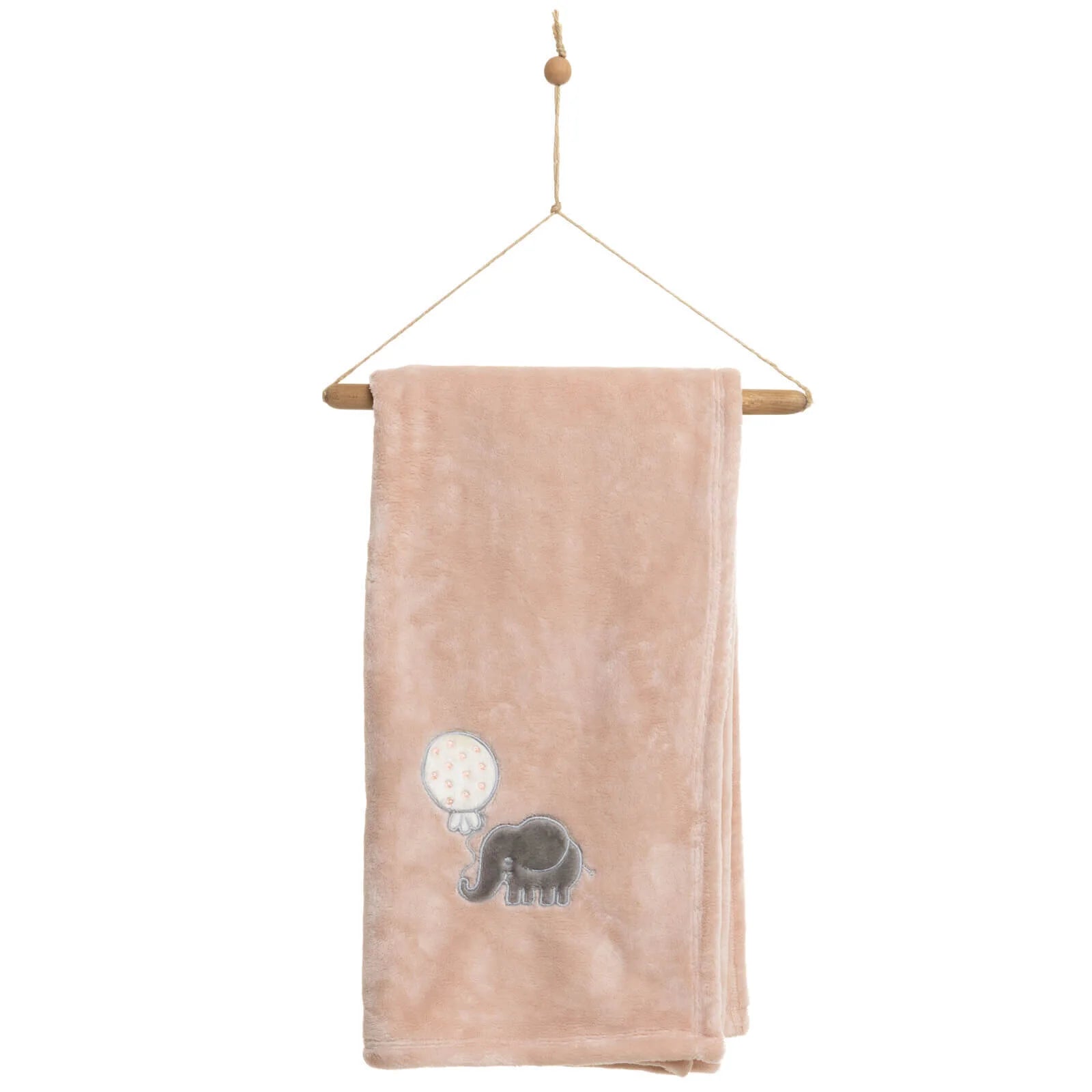 Mollia Welsoft Embroidered Baby Girl Blanket 80x100cm - Pink - ebebek - Black Friday