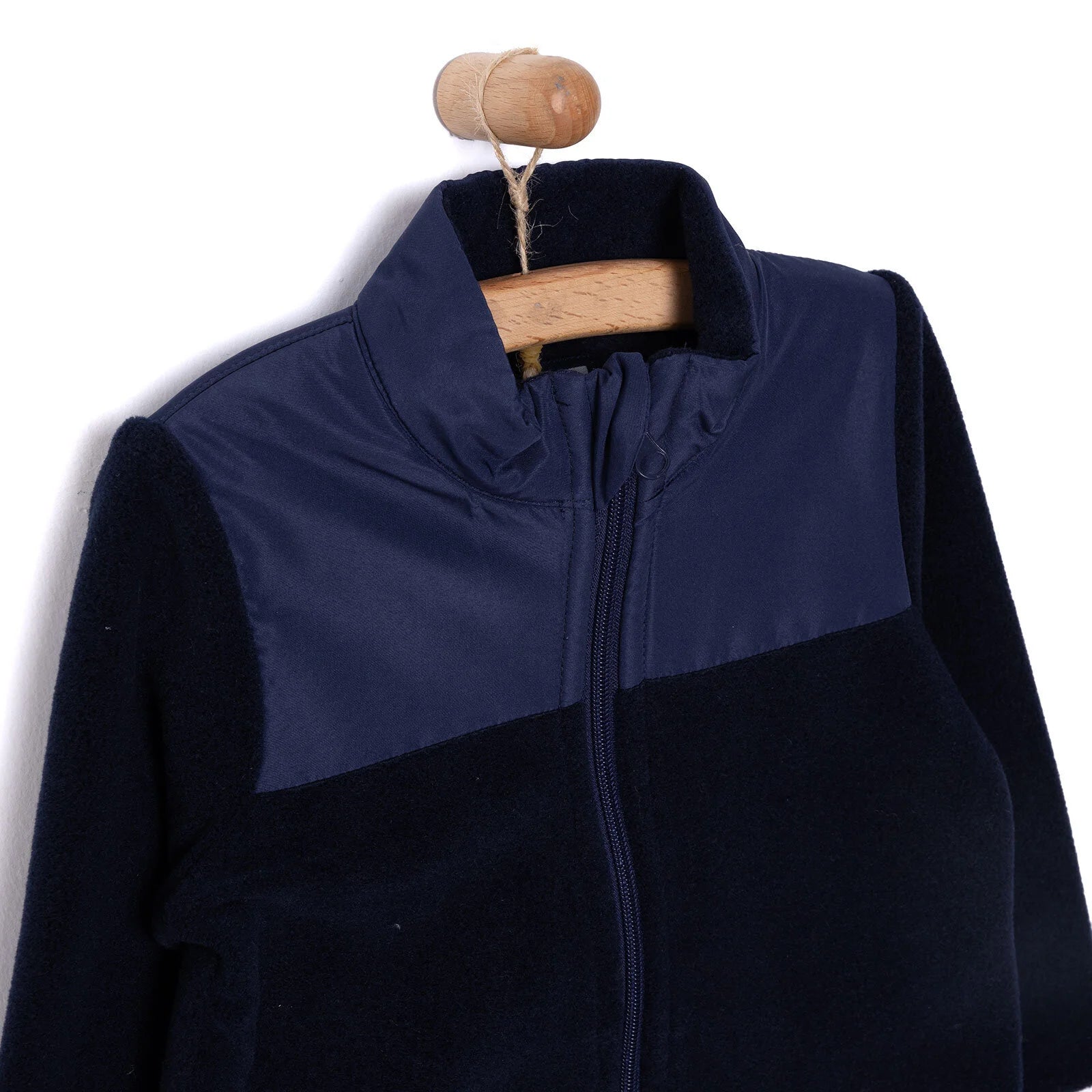 Verscon Basic Boy Fleece Cardigan - Navy Blue - ebebek - Black Friday