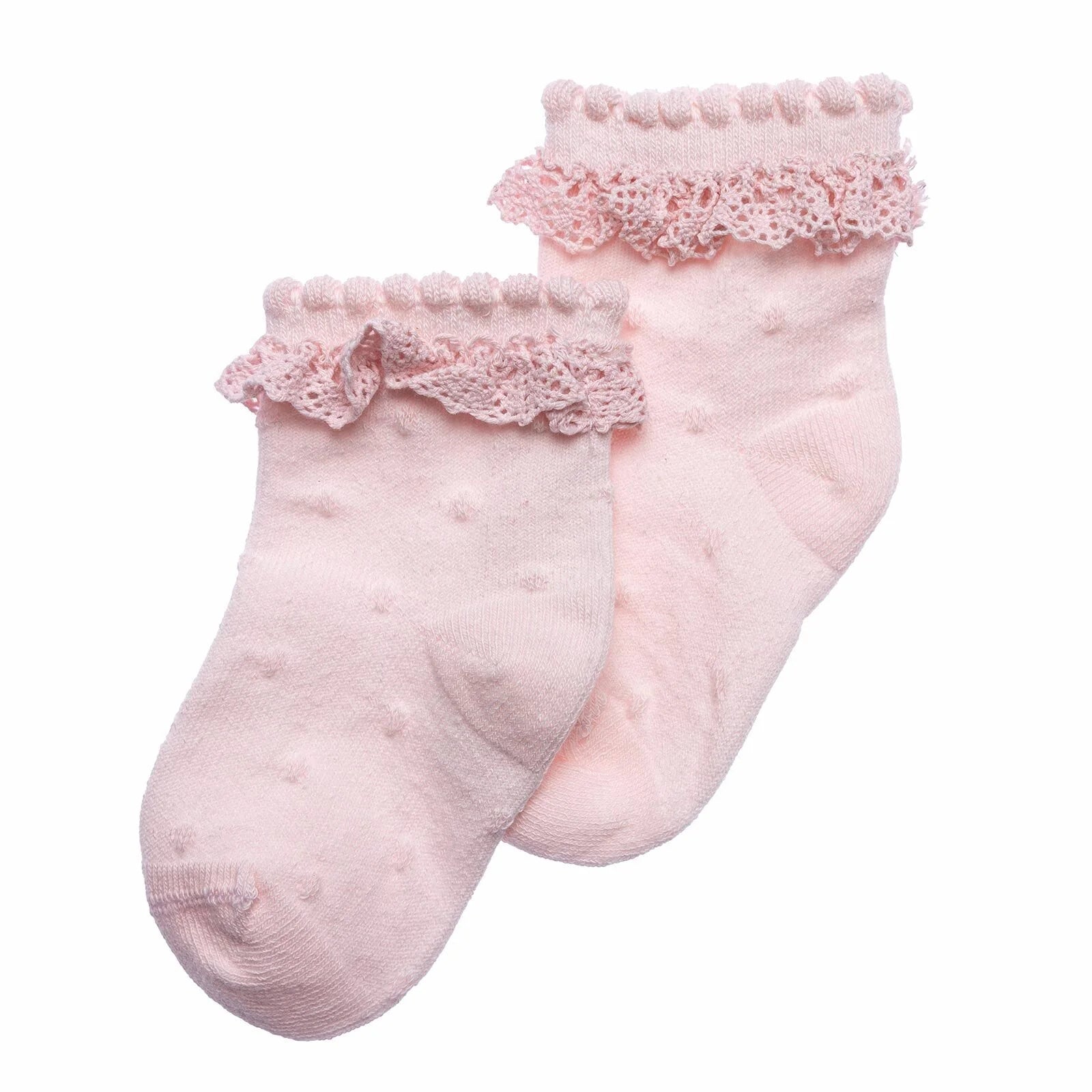HelloBaby Girl Socks with Lace - Pink - ebebek - Black Friday