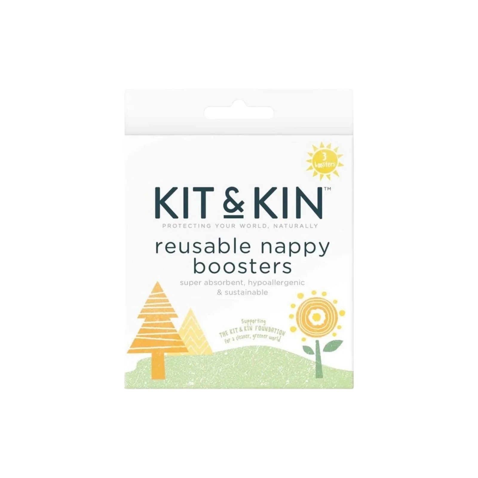 Kit & Kin Reusable Nappy Boosters 3 pcs - ebebek - Black Friday
