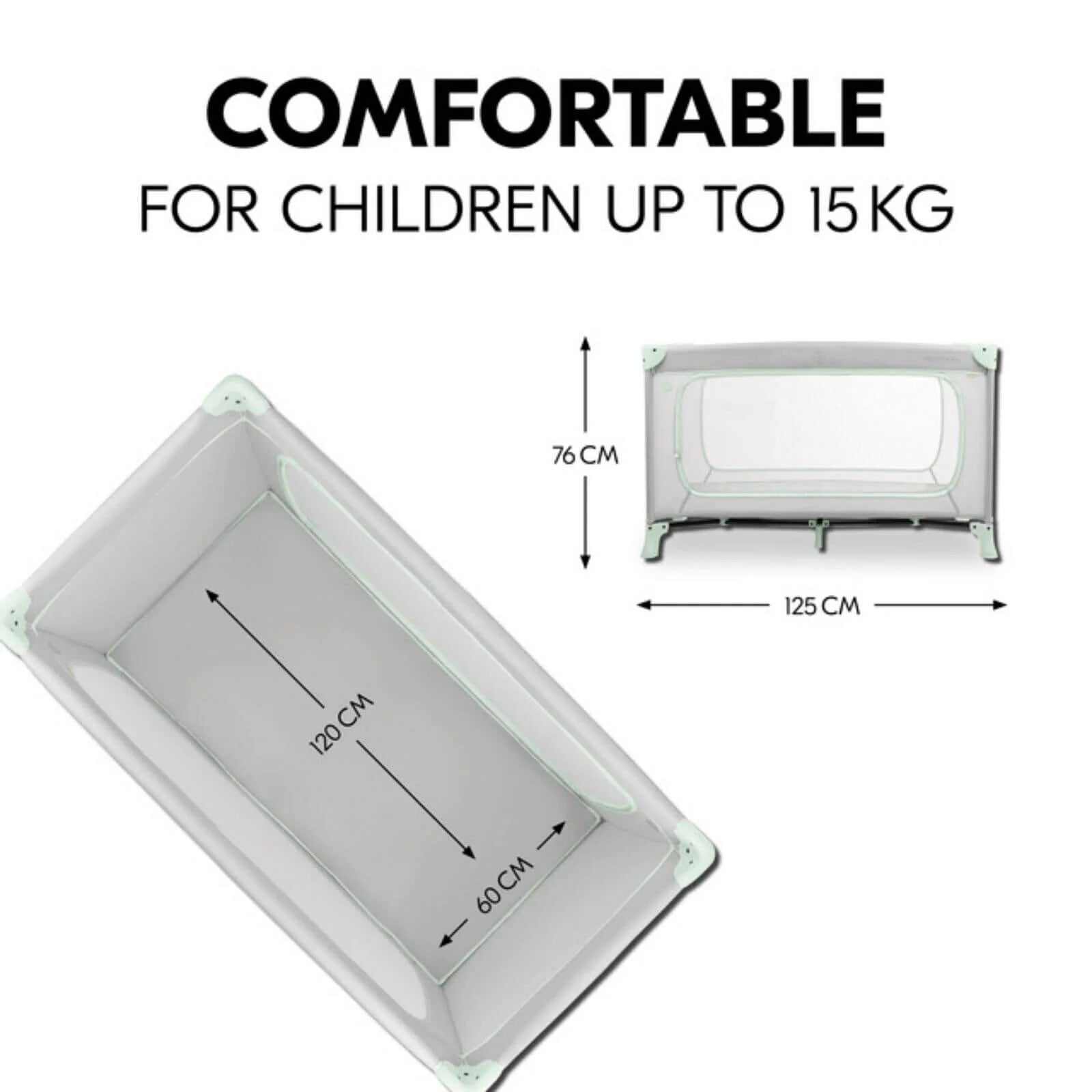 Hauck Dream N Play Plus - Mint - ebebek - Black Friday