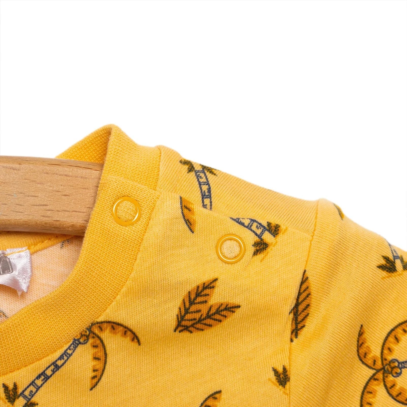 HelloBaby Basic Boy Palm Patterned Tshirt - Indigo - ebebek - Black Friday