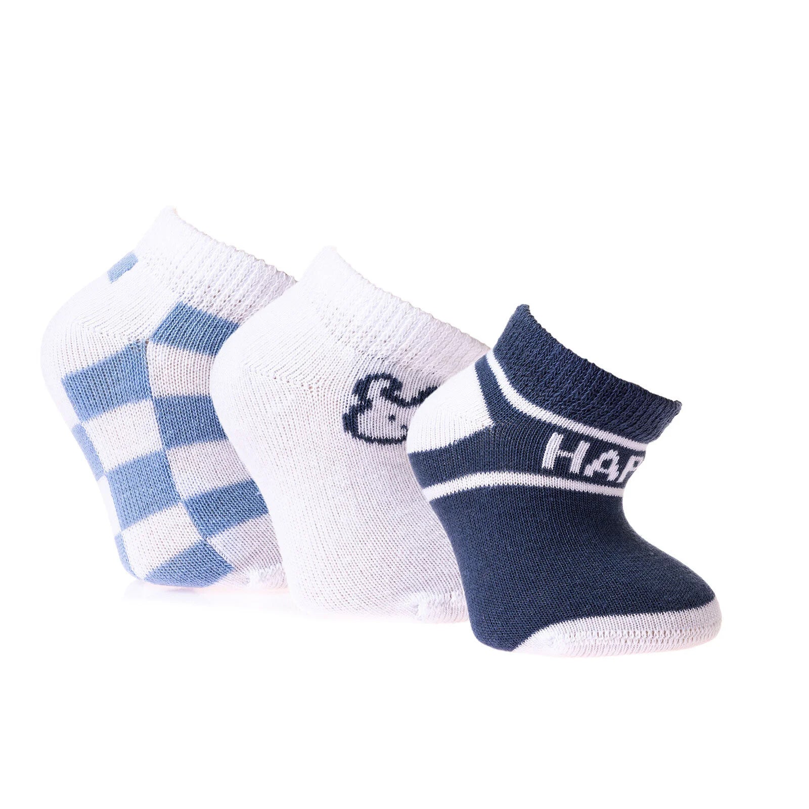 HelloBaby Baby Boy Socks 3 Pcs - Navy Blue - ebebek - Black Friday