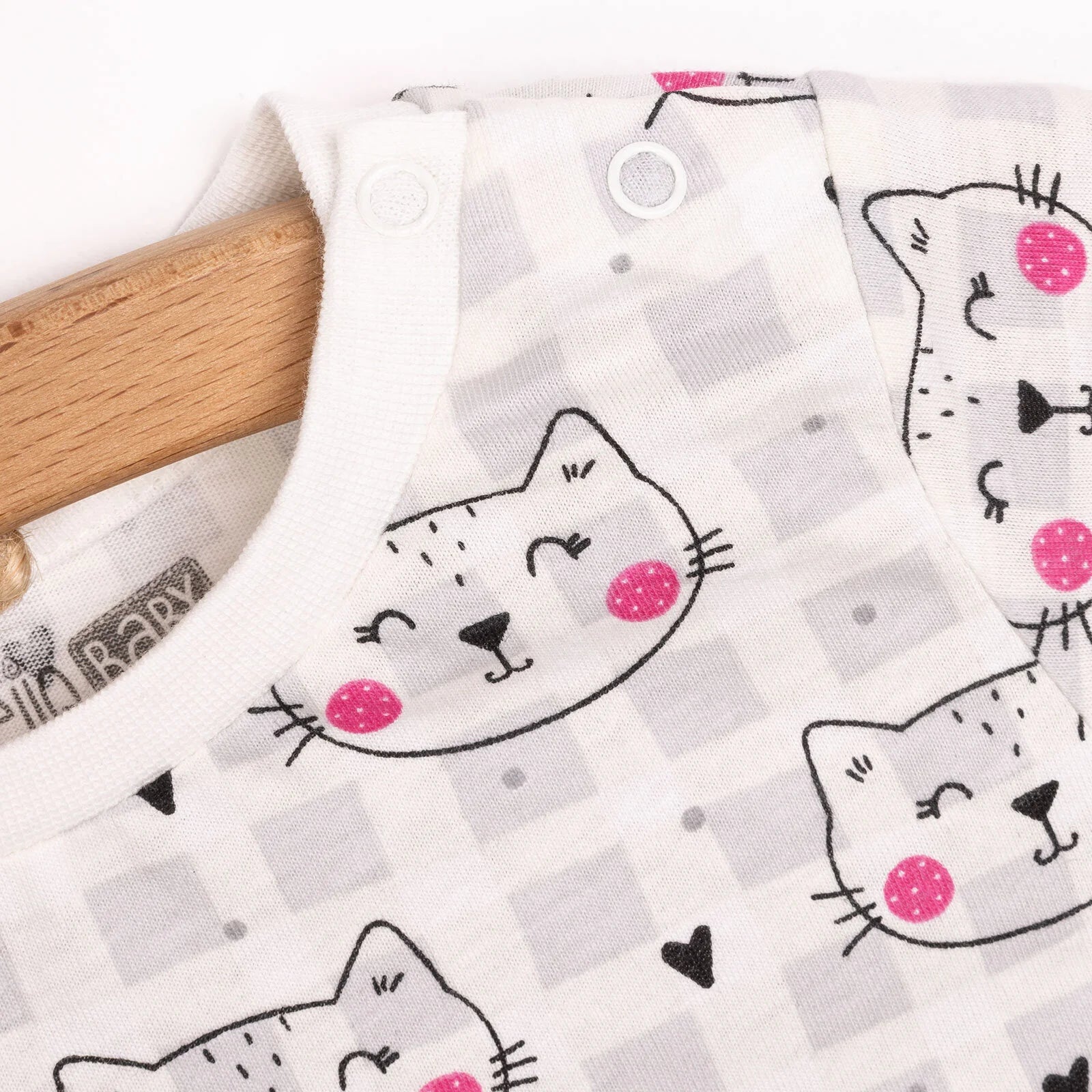 HelloBaby Girl Long Sleeve Pyjamas Set - Grey - ebebek - Black Friday