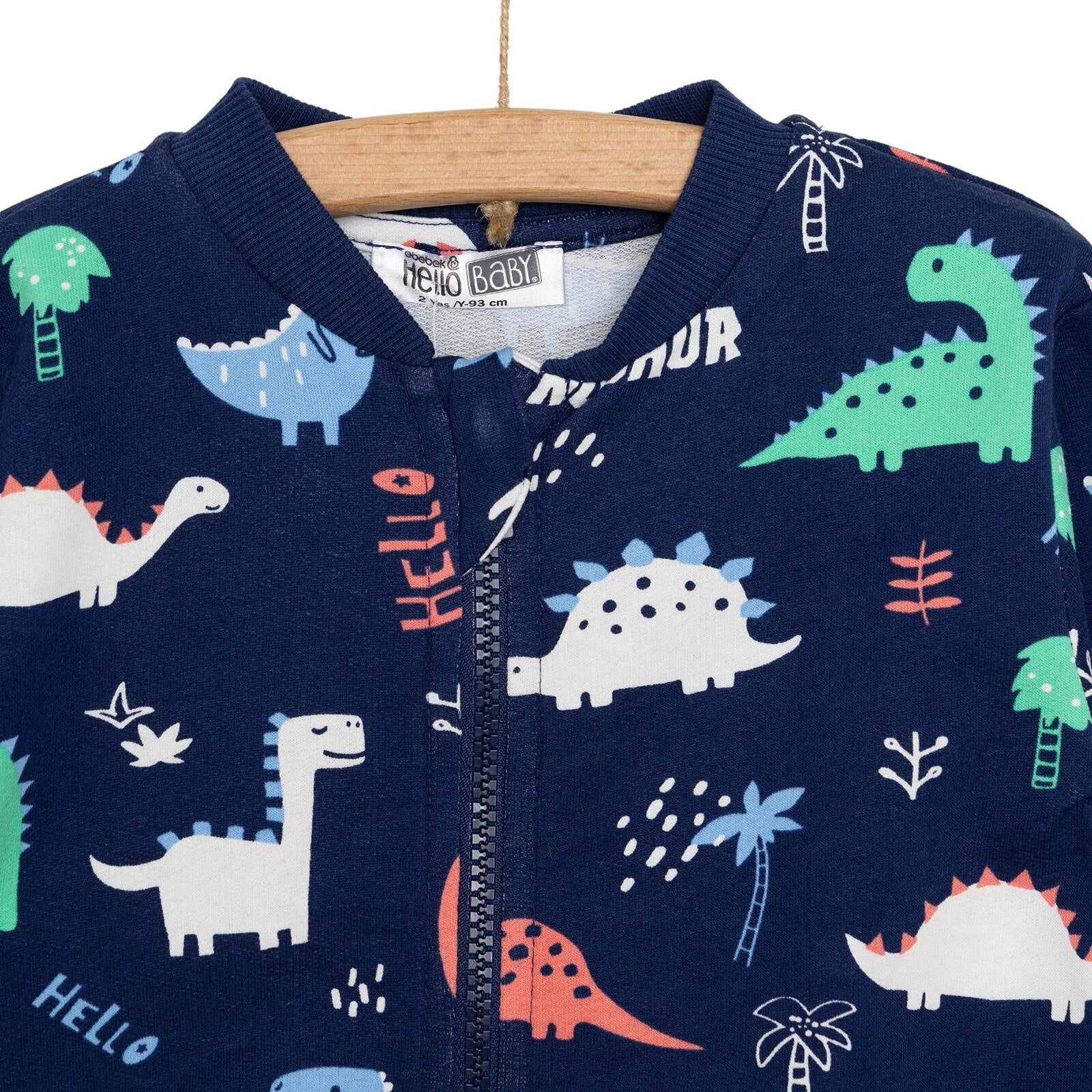 HelloBaby Basic Boy Dinosaur Patterned Jumpsuit - Printed - ebebek - Black Friday