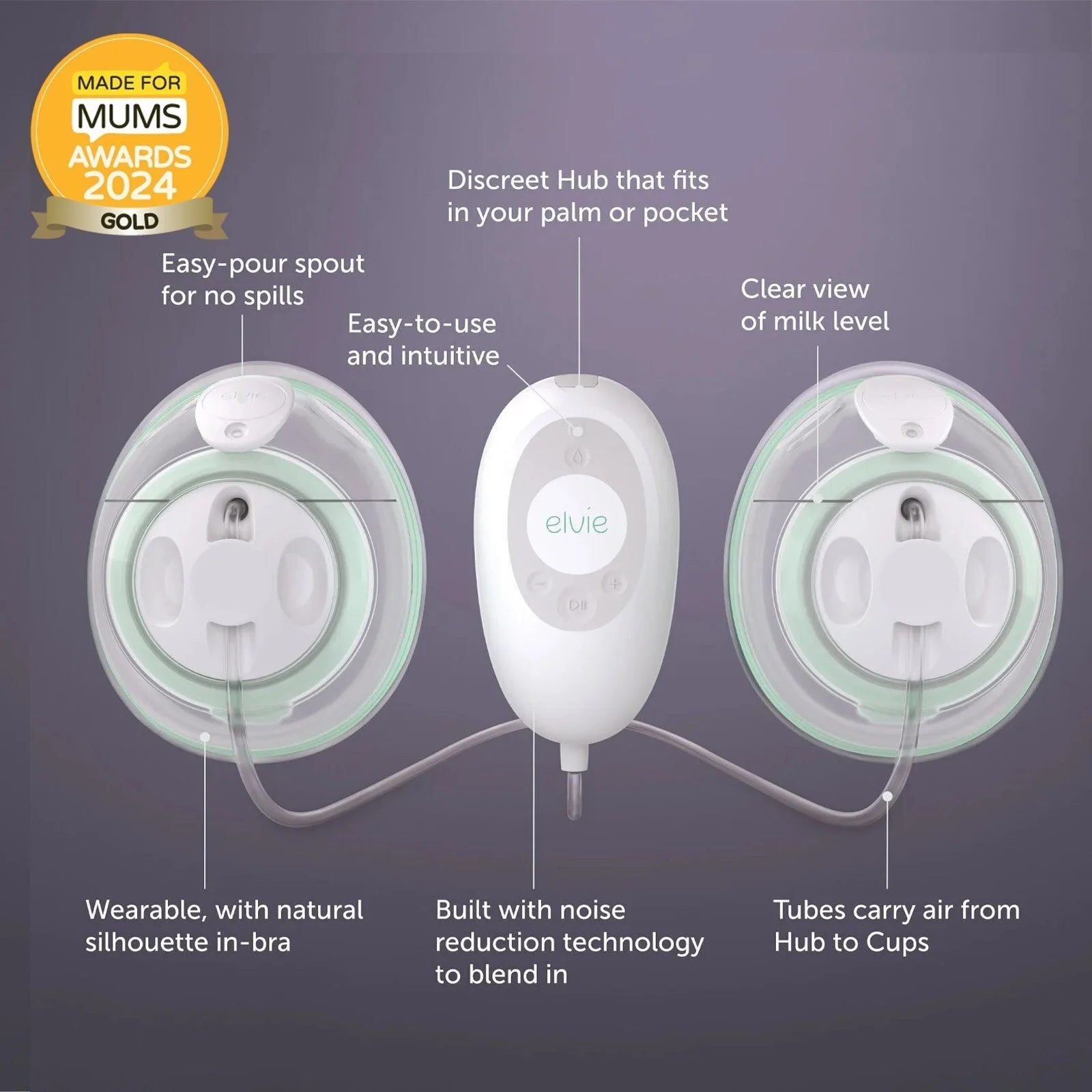 Elvie Stride Hands Free Double Electric Breast Pump - ebebek - Black Friday