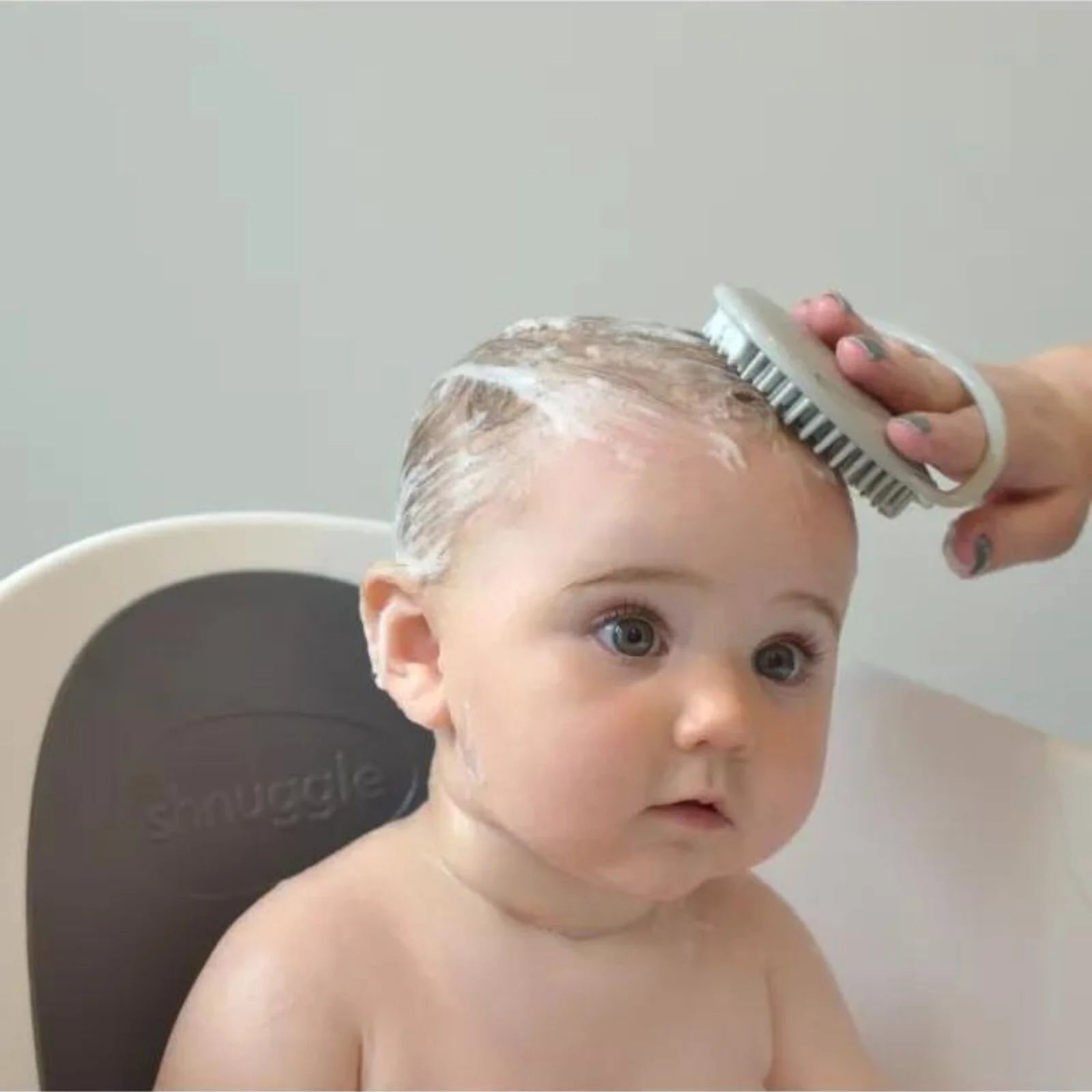 Shnuggle Baby Bath Brush Grey - ebebek - Black Friday