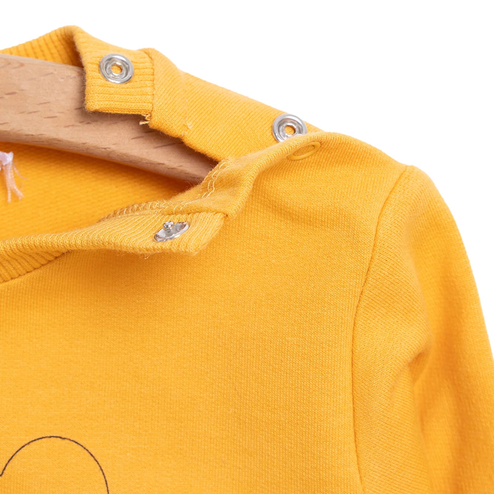 HelloBaby Baby Boy Basic Helicopter Patterned Sweatshirt - Dark Yellow - ebebek - Black Friday