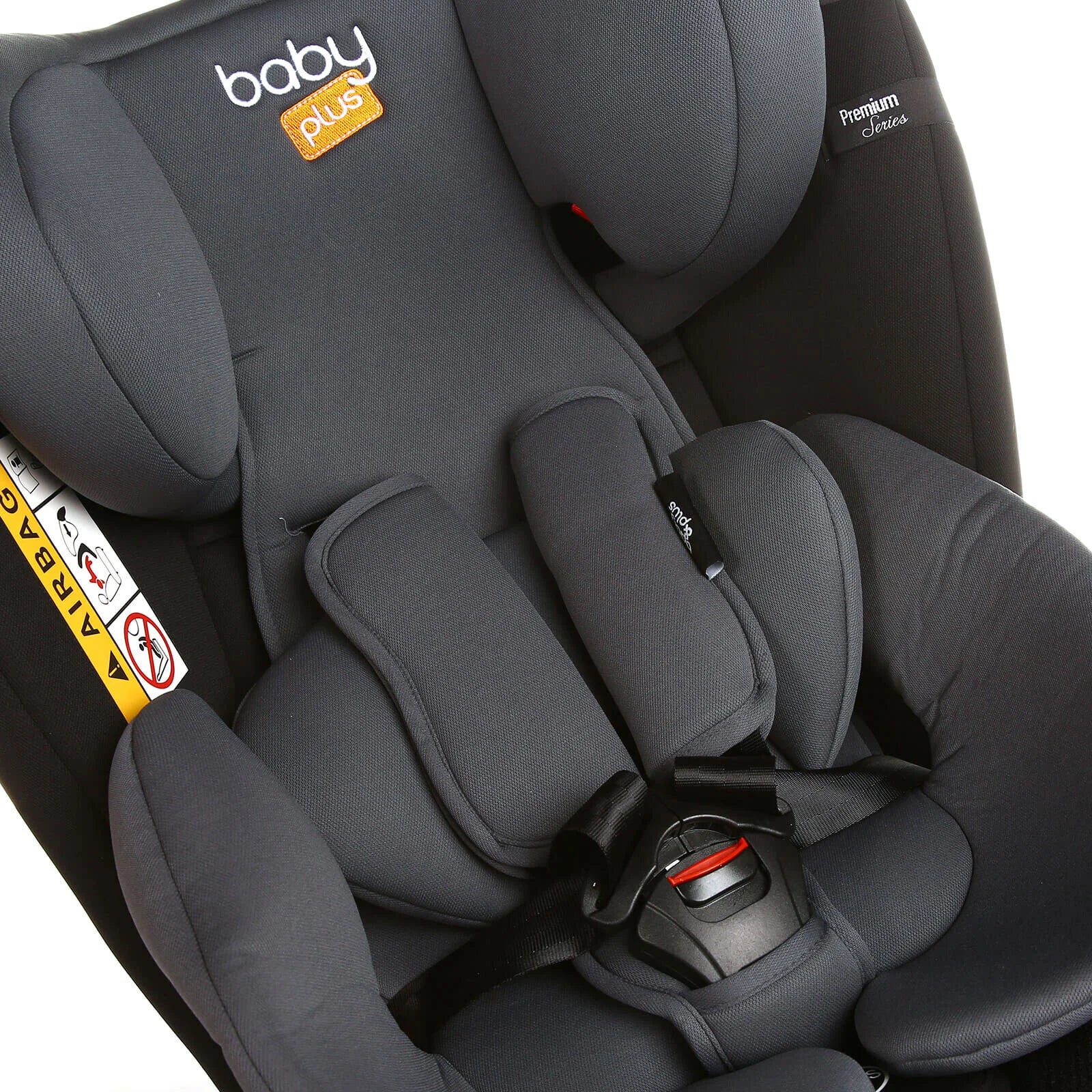 baby plus Orbitfix Group 0+/1/2/3 (Birt to 12 Years) Car Seat - Black Grey - ebebek - Black Friday