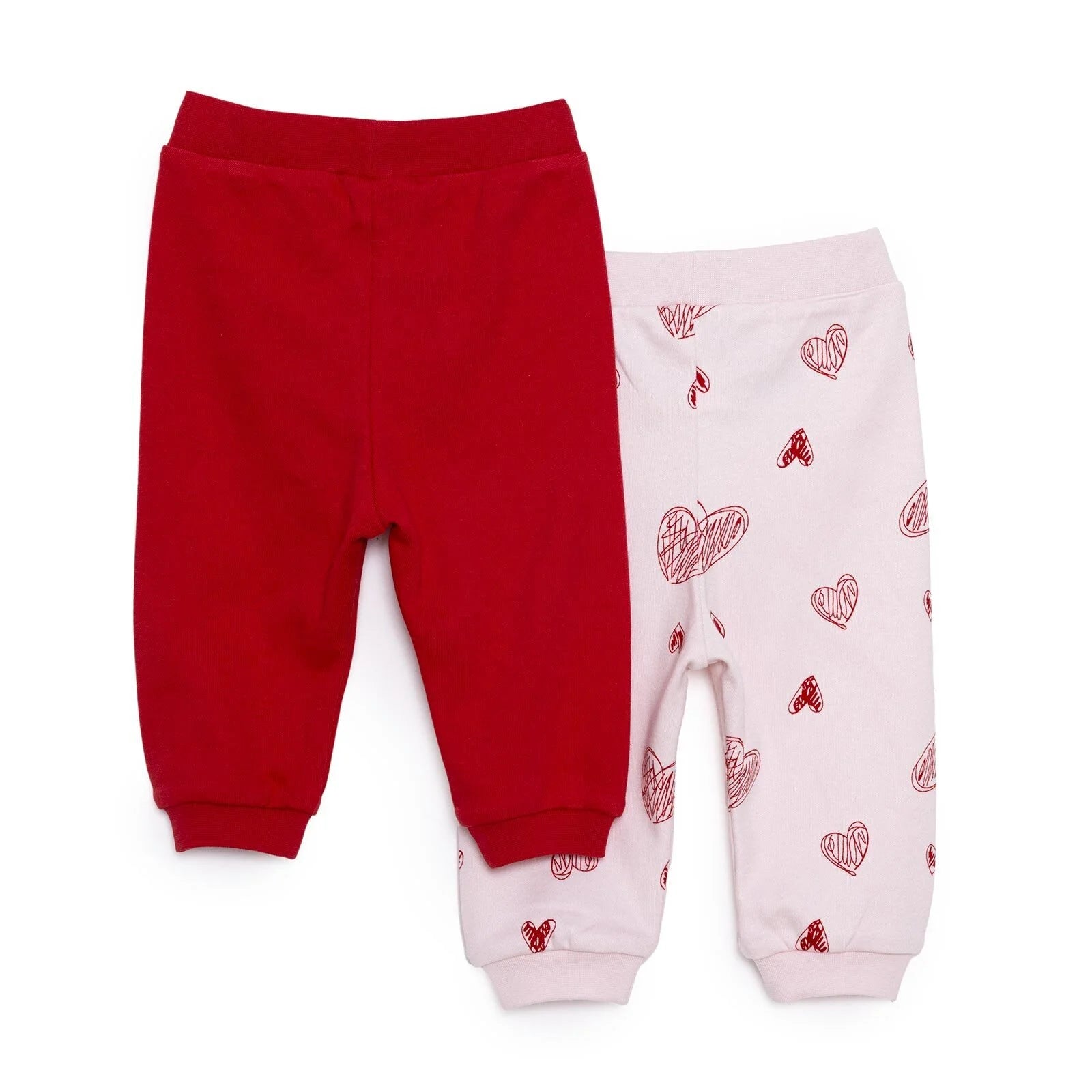 HelloBaby Baby Girl Footless Bottom 2 Pcs - Red - ebebek - Black Friday