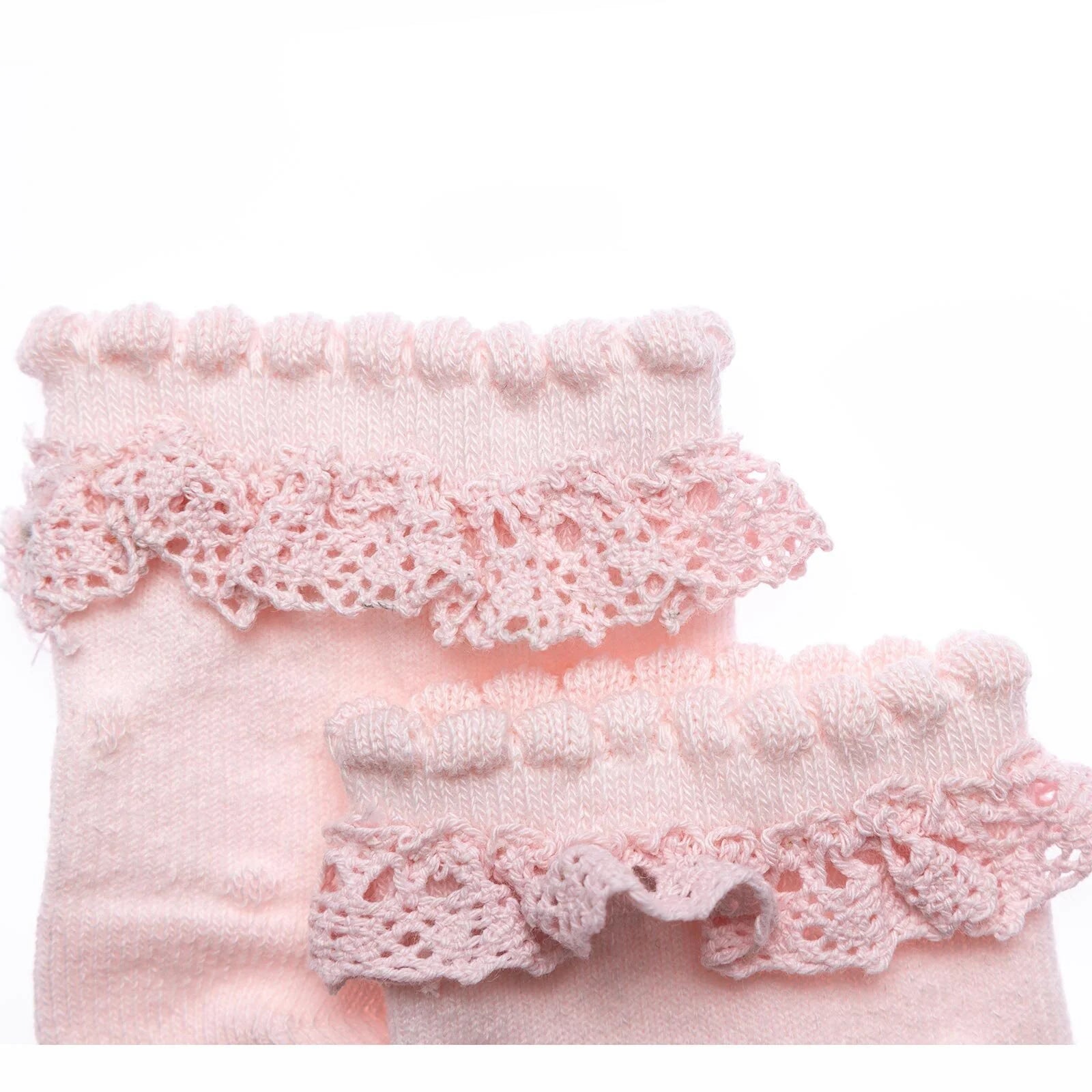 HelloBaby Girl Socks with Lace - Pink - ebebek - Black Friday