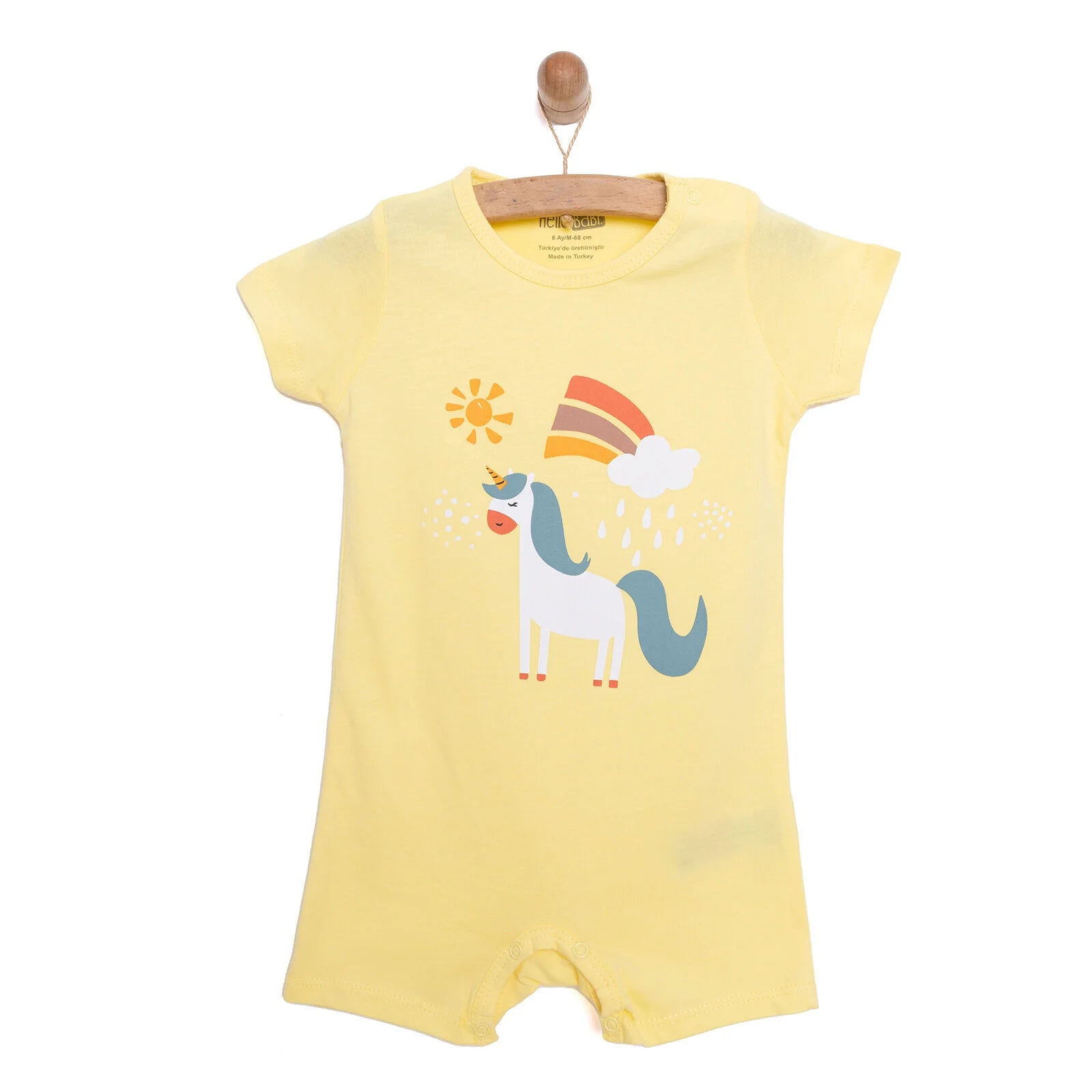 HelloBaby Baby Girl Short Jumpsuit - Yellow - ebebek - Black Friday