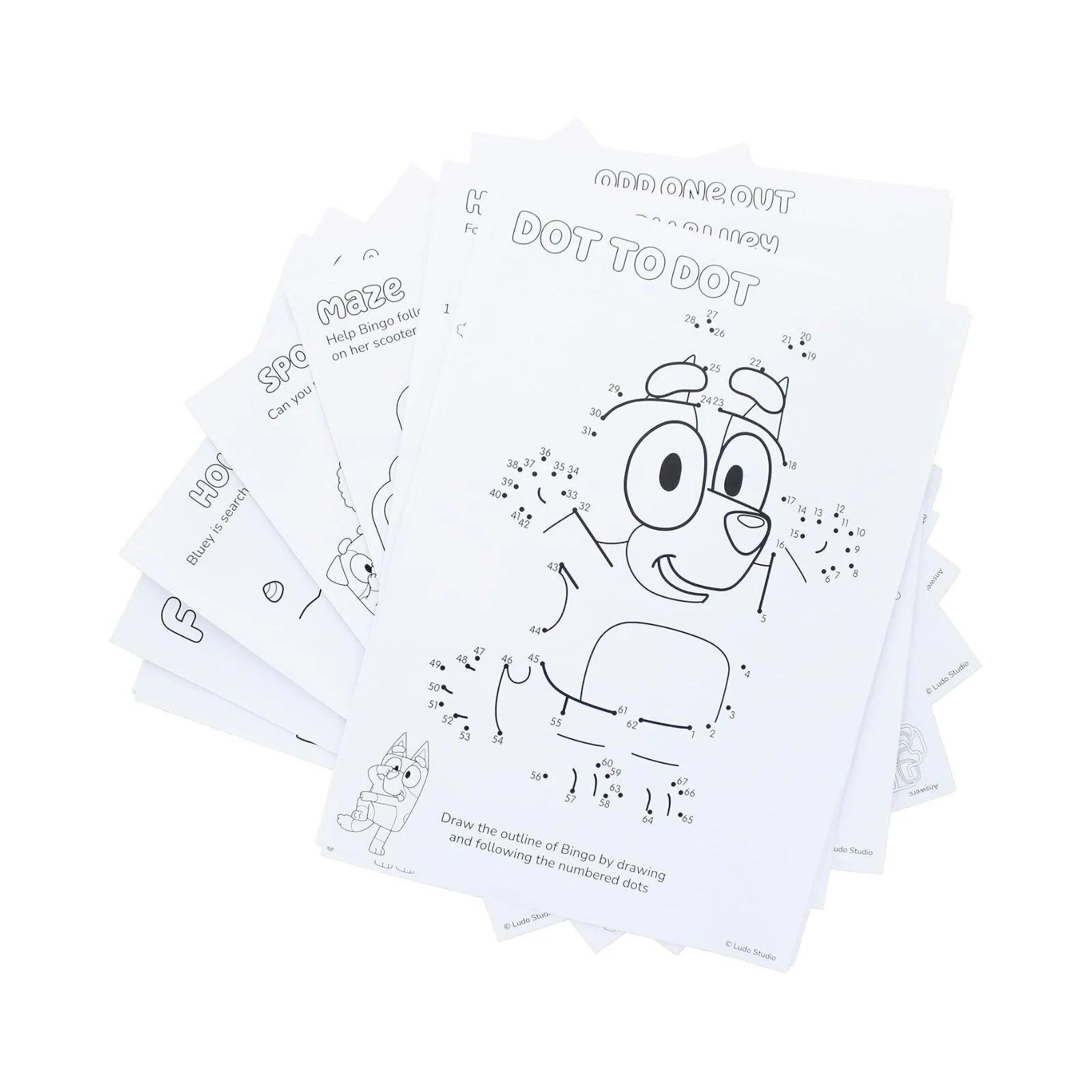 Bluey Poster Activity Set - ebebek - Black Friday