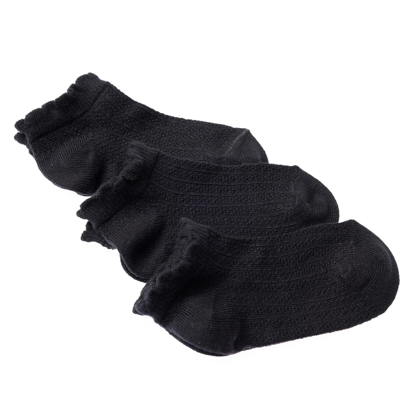 HelloBaby Baby Girl Socks 3 pcs - Black - ebebek - Black Friday
