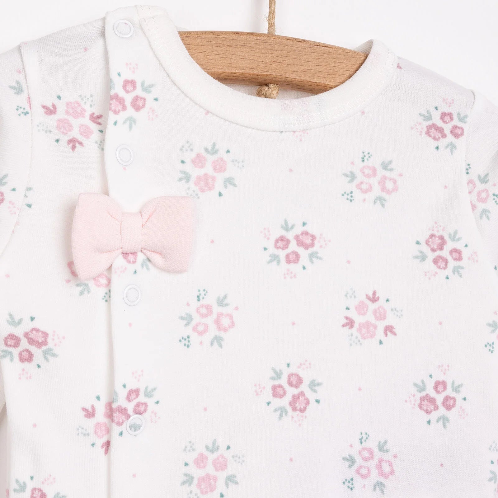 Bebetto Flowers Girl 5 Piece Newborn Set - Salmon - ebebek - Black Friday