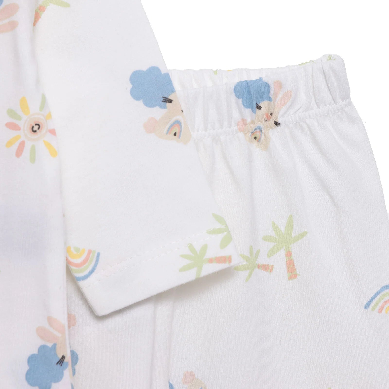 HelloBaby Girl Long Sleeve Pyjamas Set - White - ebebek - Black Friday