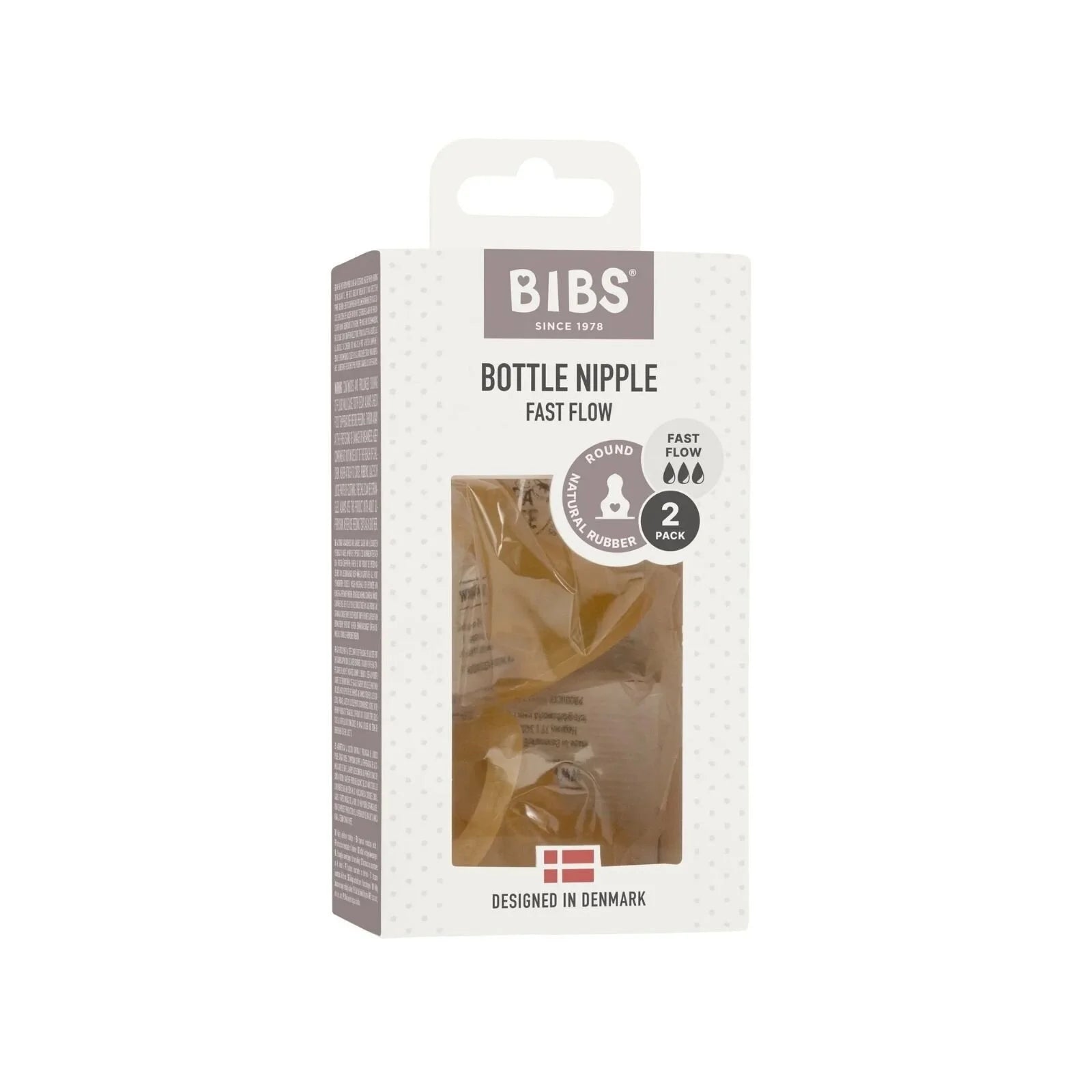 BIBS Latex Fast Flow Bottle Teats 4+ months Pack of 2 - ebebek - Black Friday