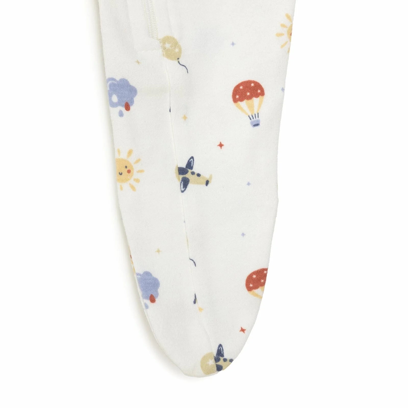 HelloBaby Newborn Baby Boy Footed Jumpsuit - Ecru - ebebek - Black Friday