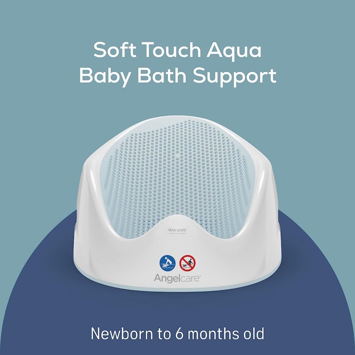 Angelcare Soft - Touch Bath Support Aqua - Angelcare - ebebek