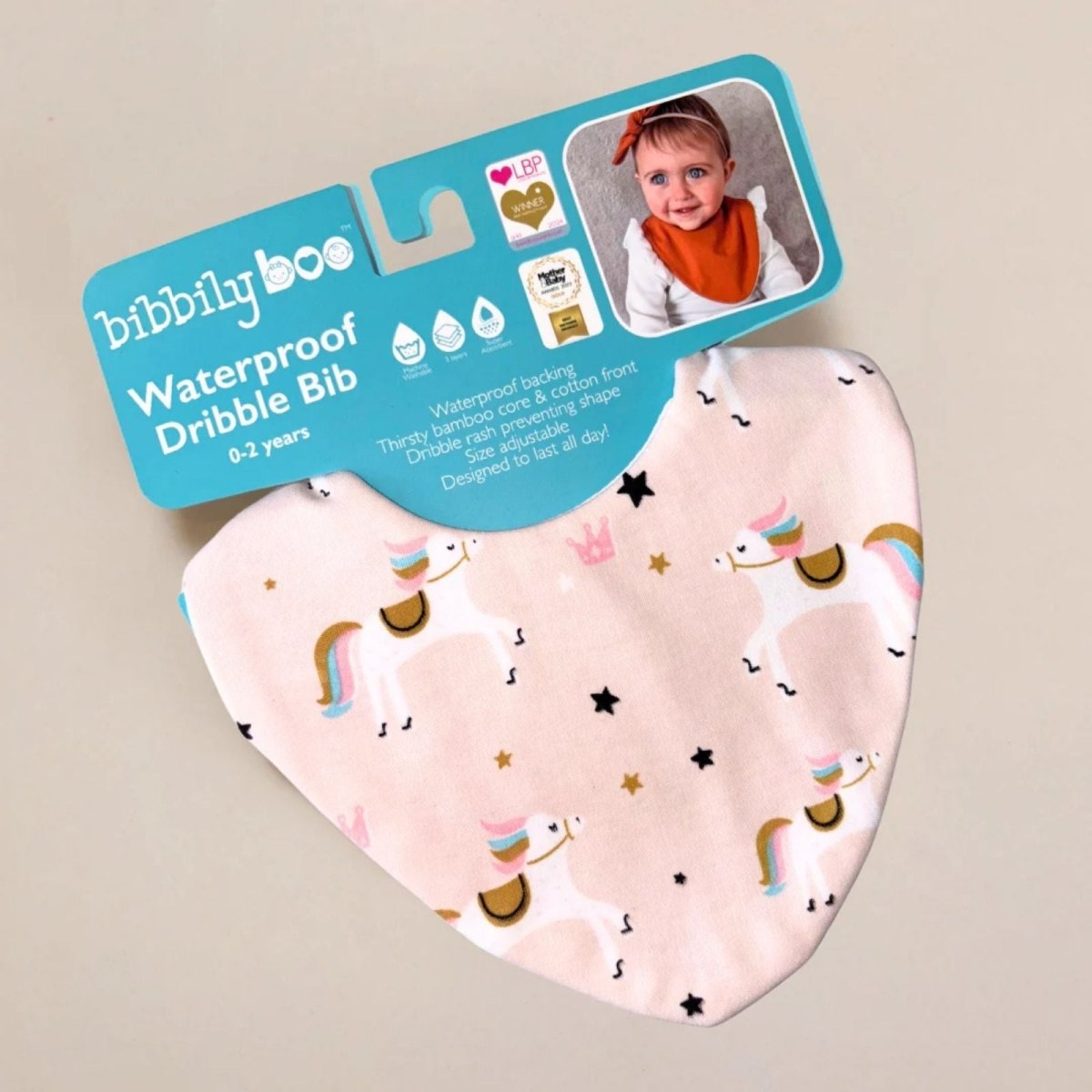 Bibbilyboo Waterproof Dribble Bib Pack of 3 - Princess - ebebek - Black Friday