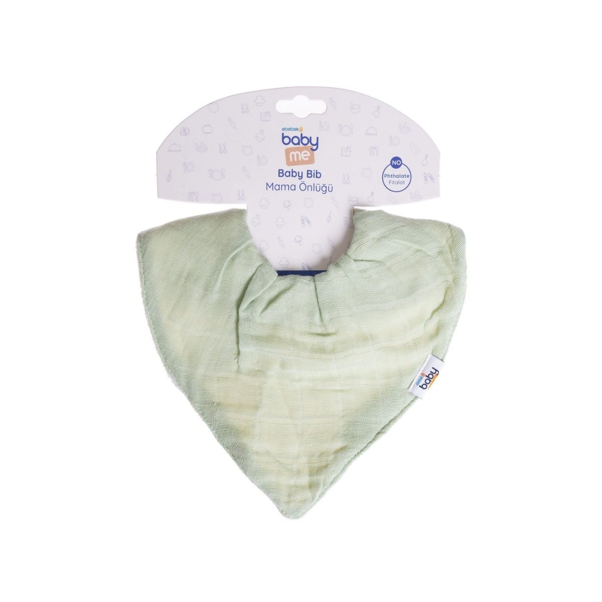 baby me Muslin Dribble Bib Green - ebebek - Black Friday