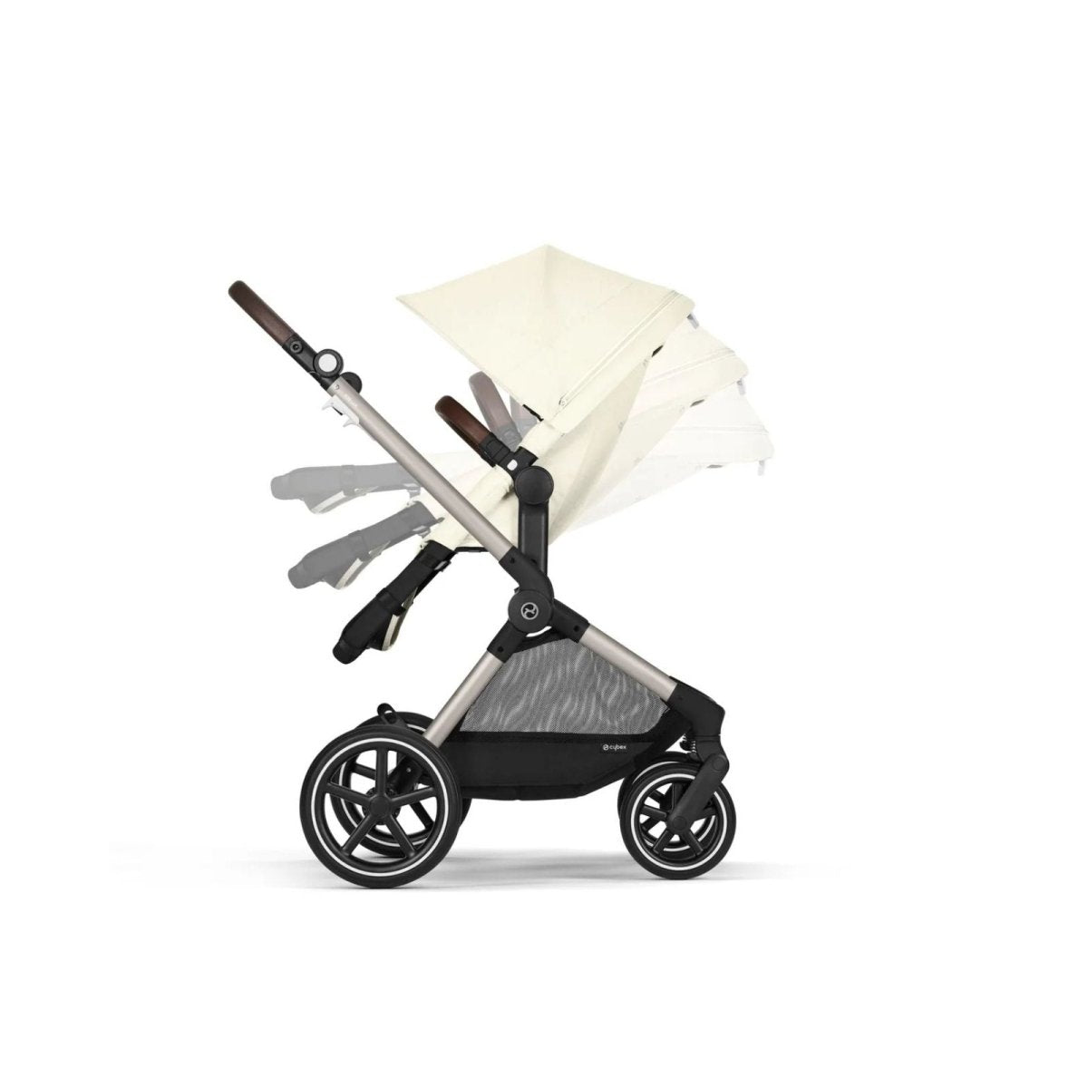 Cybex Eos Lux Silver 2 - in - 1 Pushchair - Seashell Beige - ebebek - Black Friday