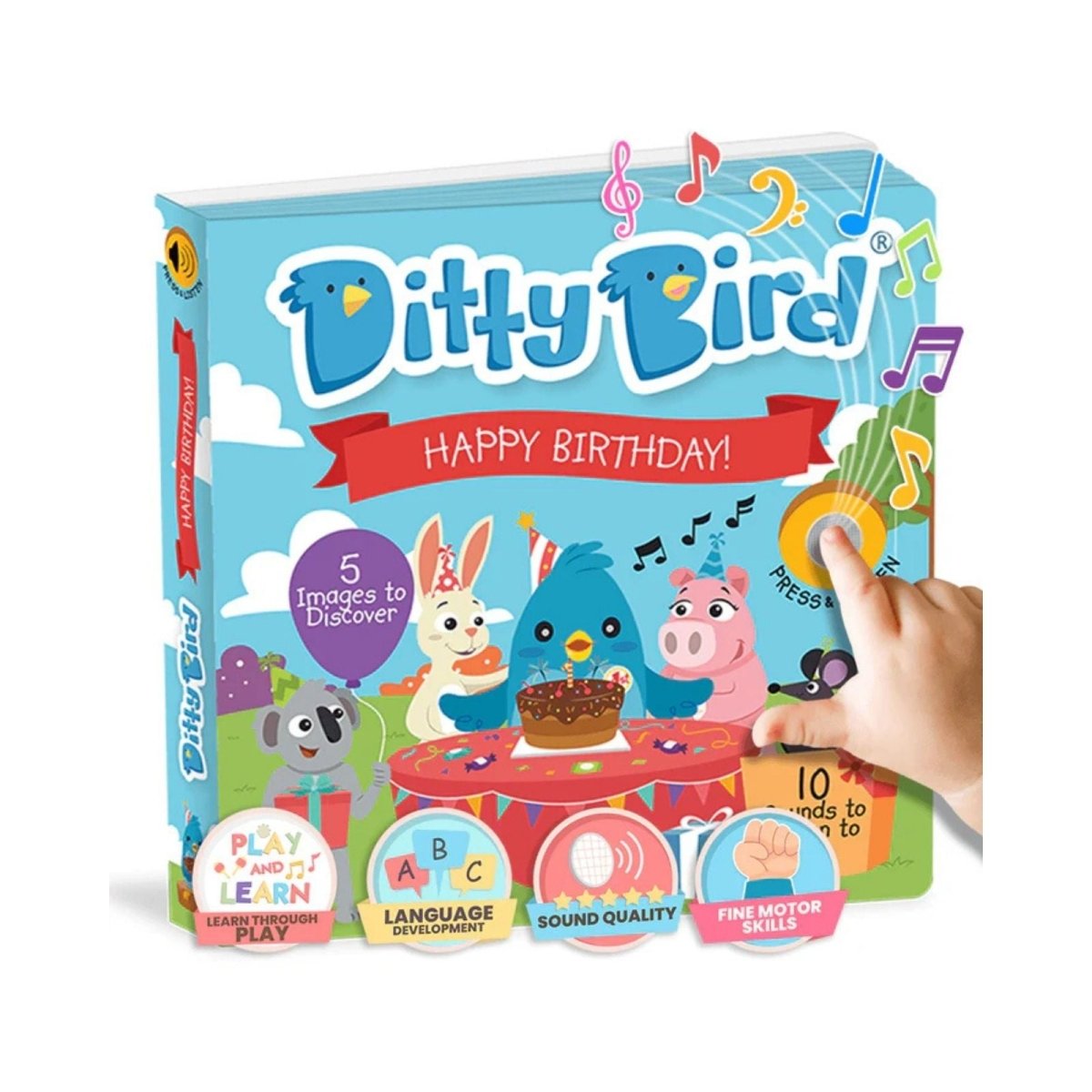 Ditty Bird Happy Birthday Book - ebebek - Black Friday