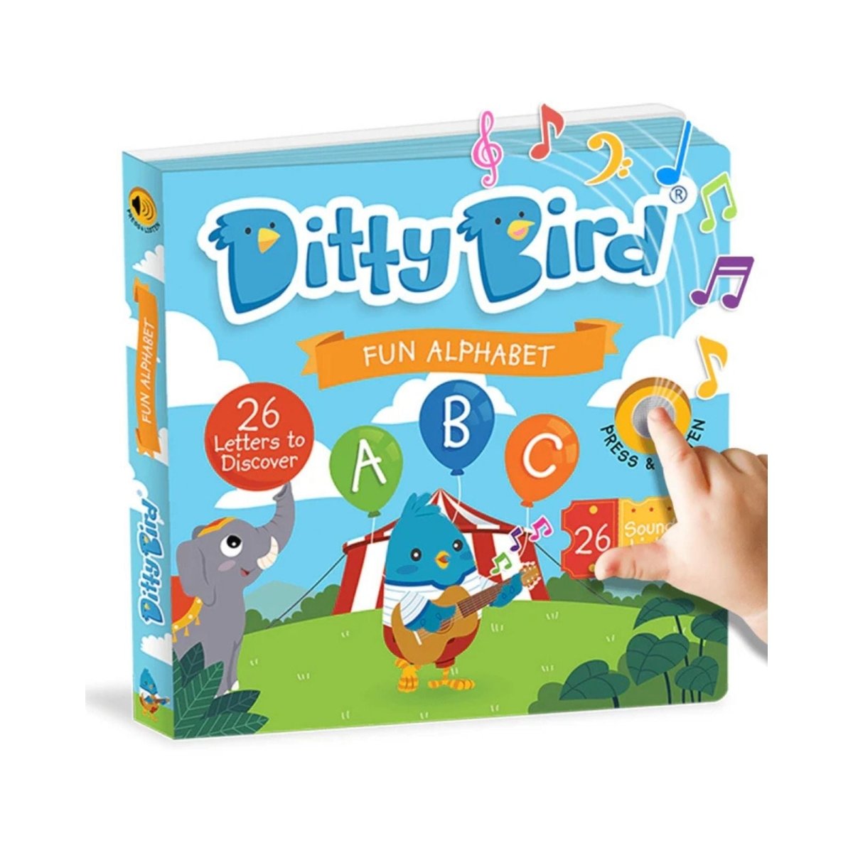 Ditty Bird ABC Fun Alphabet Book - ebebek - Black Friday